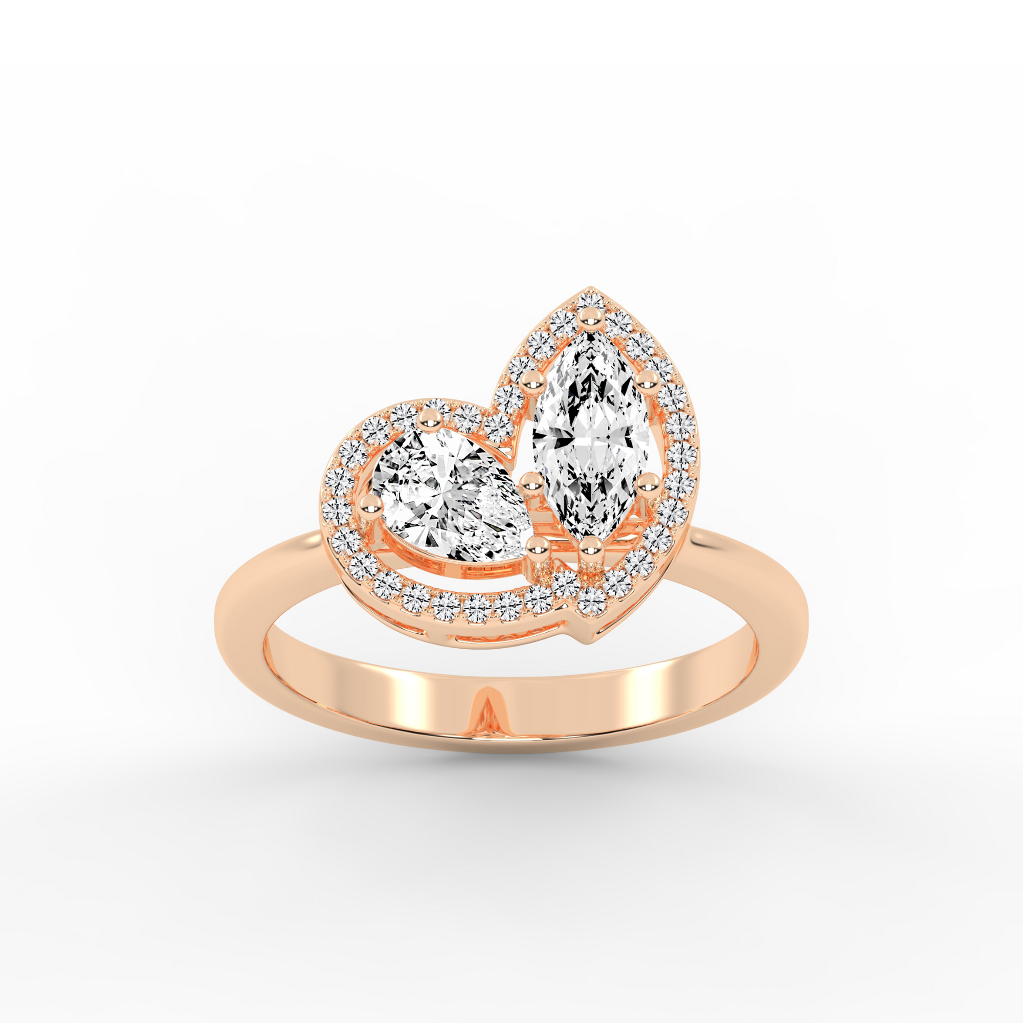 Deux Etoiles Diamond Ring