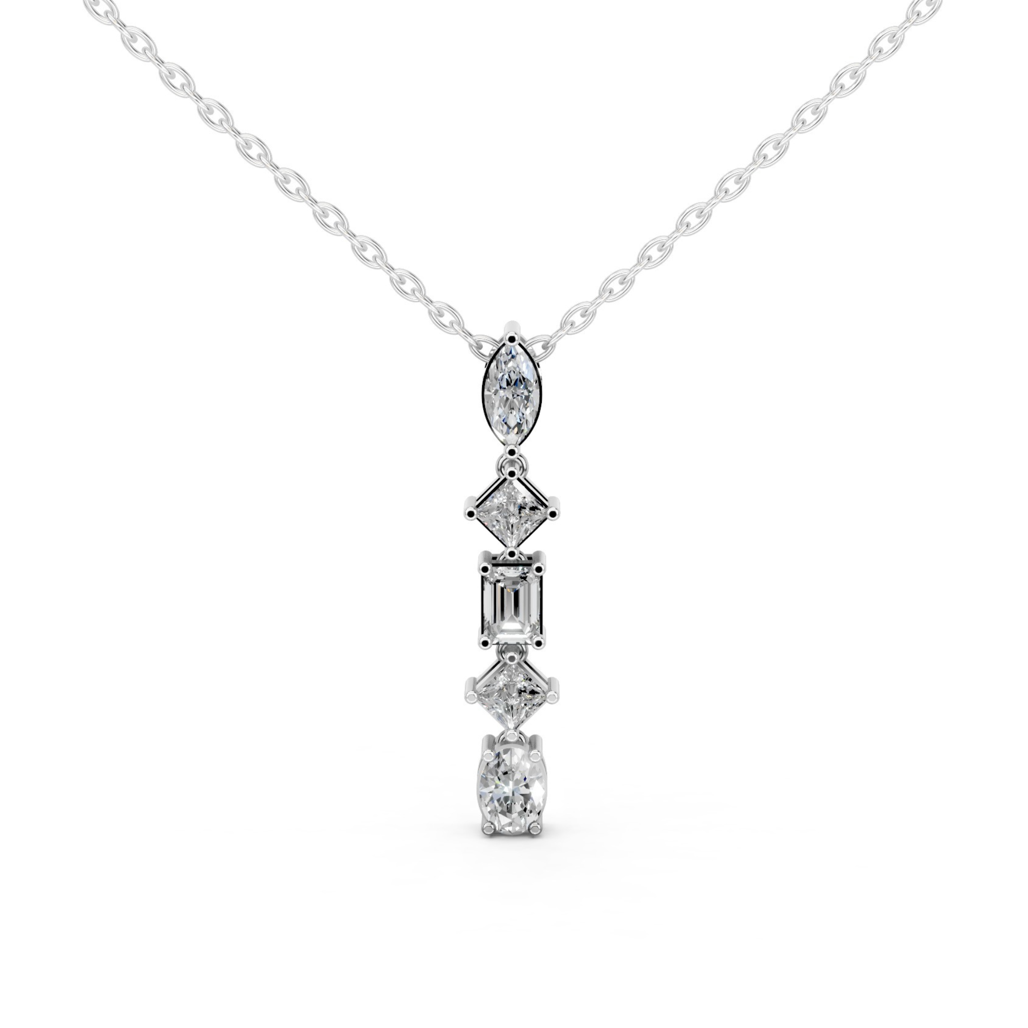 Eclectic Harmony Diamond Pendant