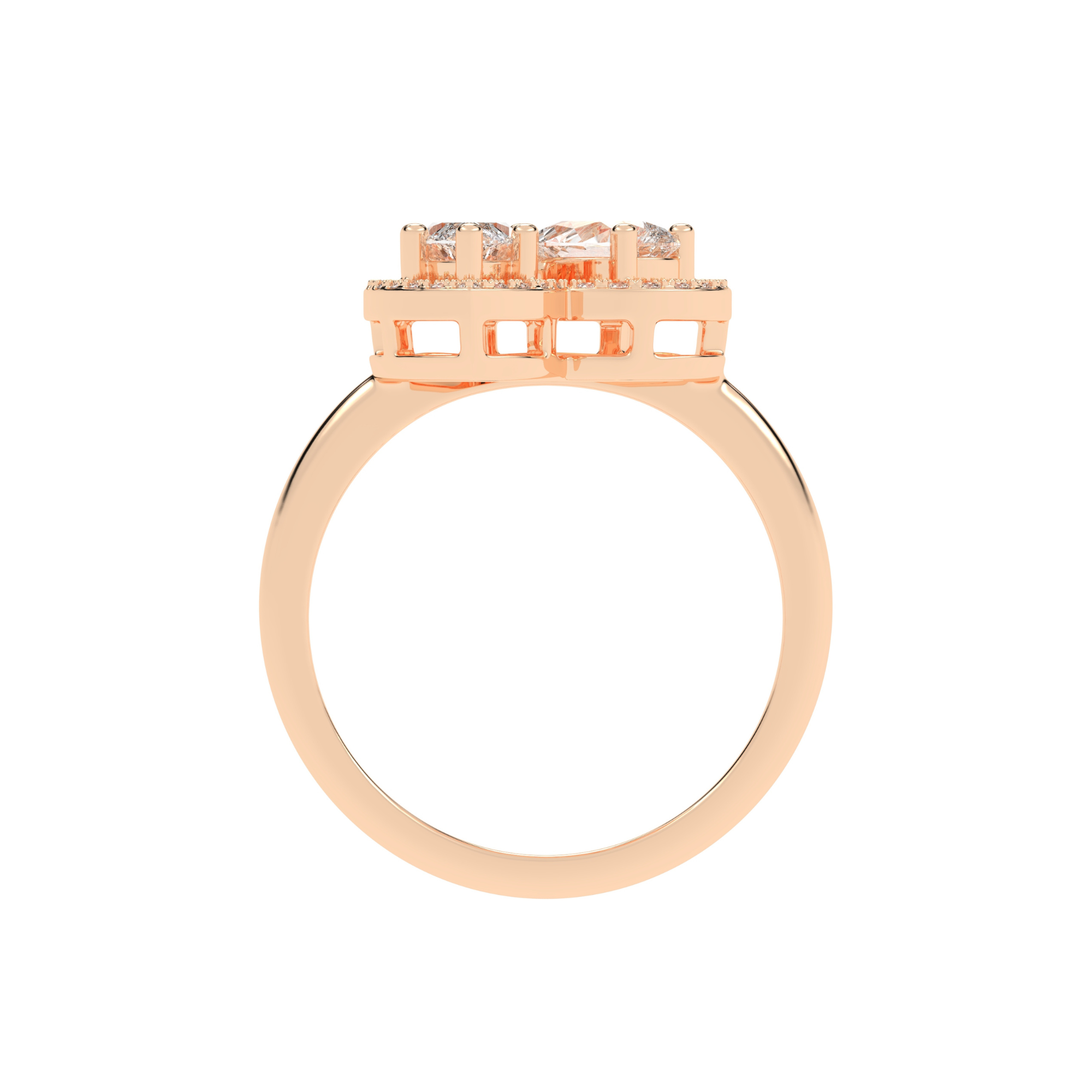 Deux Etoiles Diamond Ring
