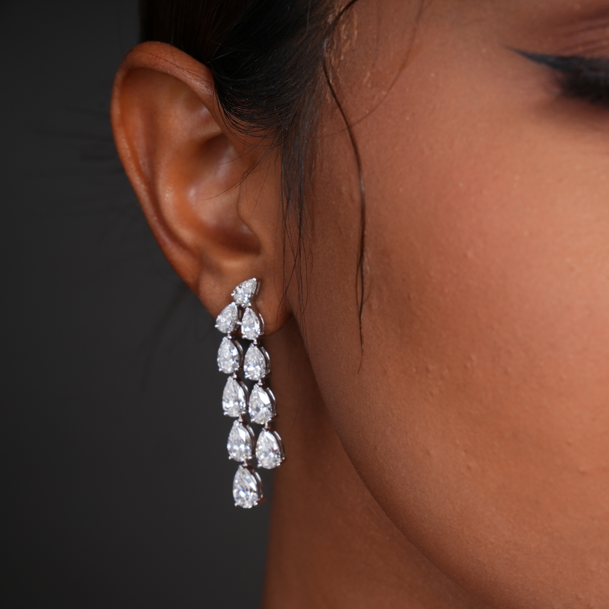 Celestial Sparkle Diamond Danglers