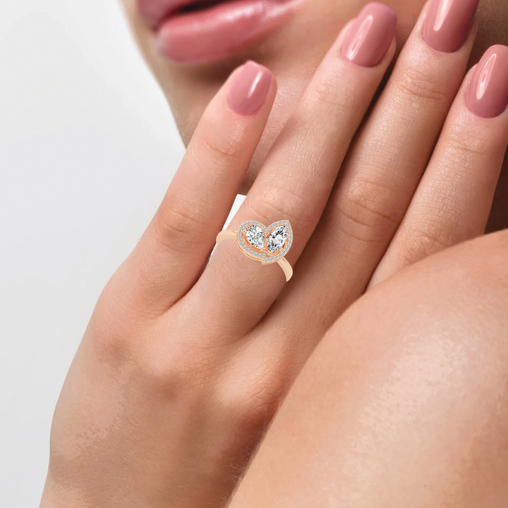 Deux Etoiles Diamond Ring