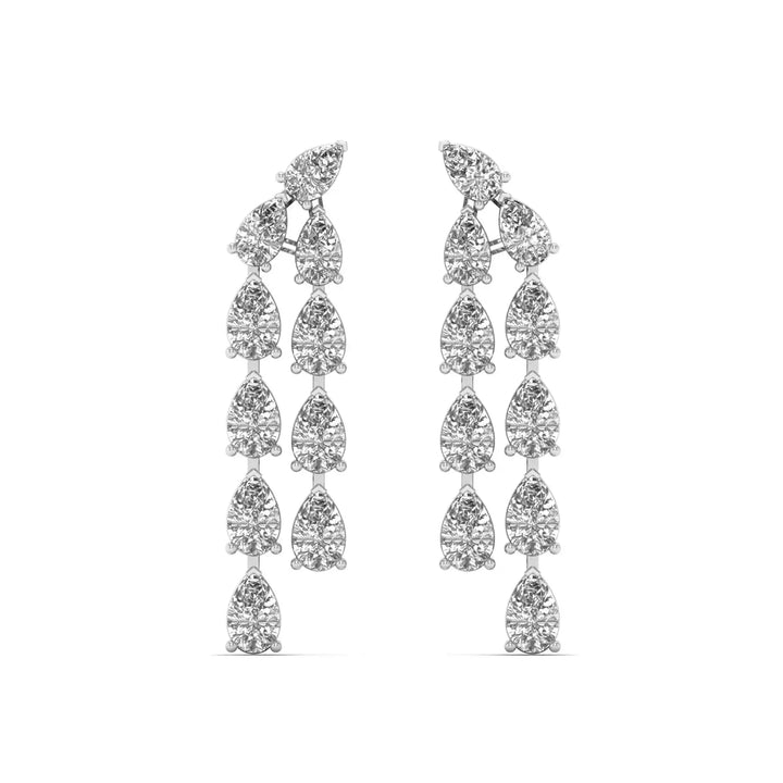 Celestial Sparkle Diamond Danglers