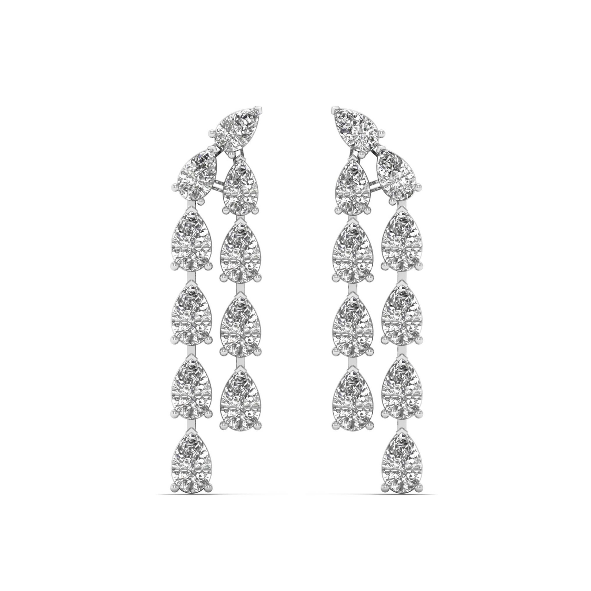 Celestial Sparkle Diamond Danglers