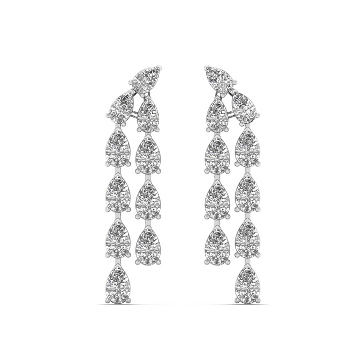 Celestial Sparkle Diamond Danglers