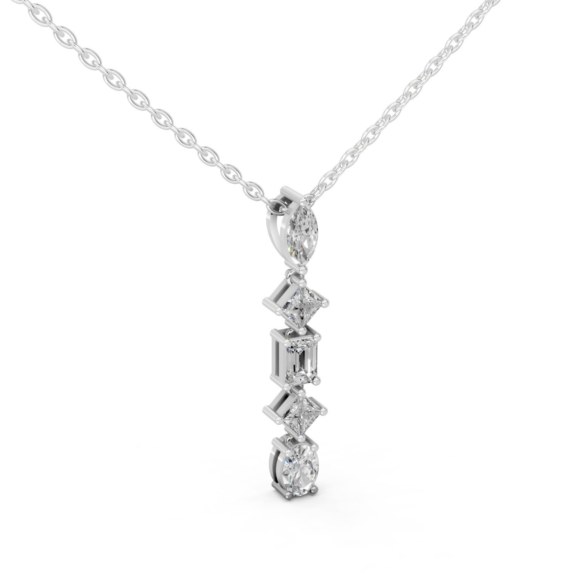 Eclectic Harmony Diamond Pendant