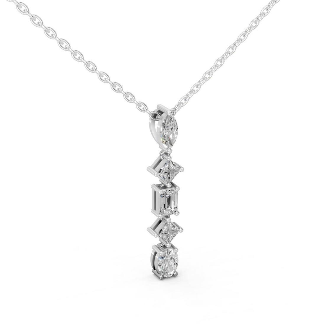 Eclectic Harmony Diamond Pendant