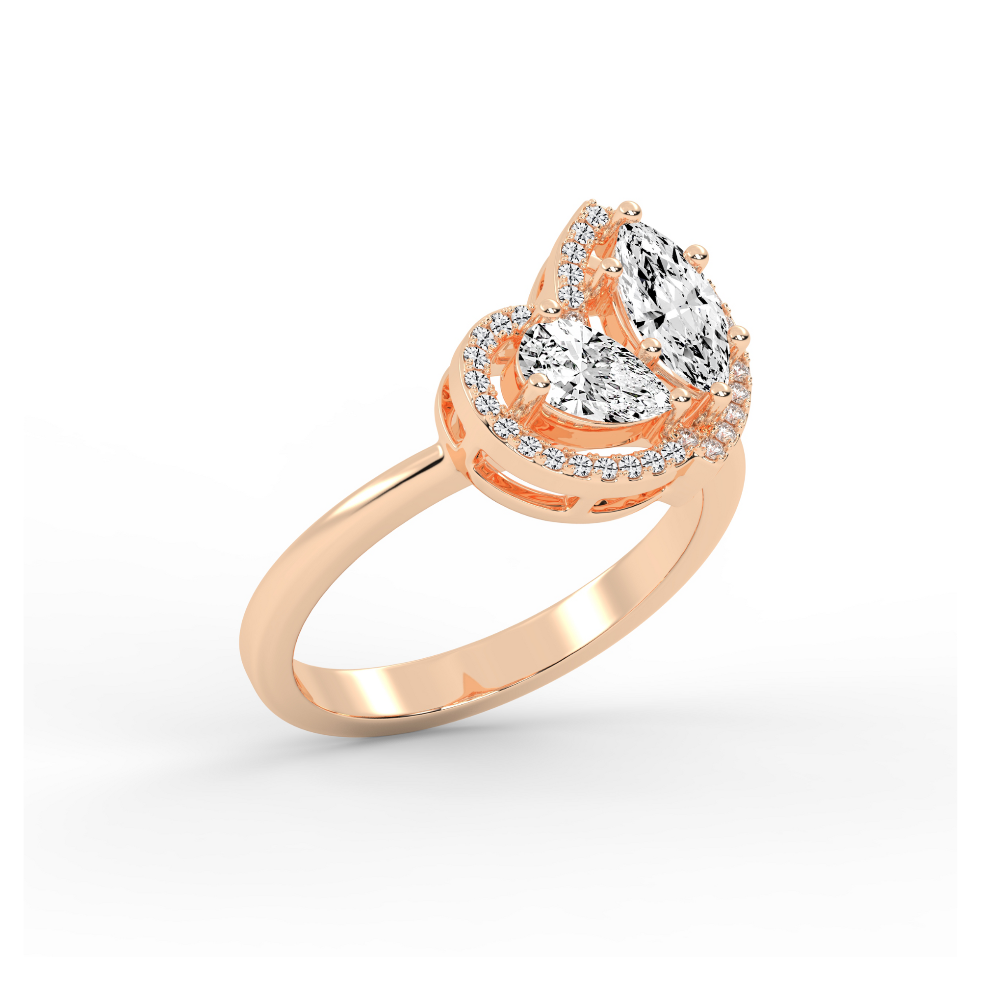 Deux Etoiles Diamond Ring