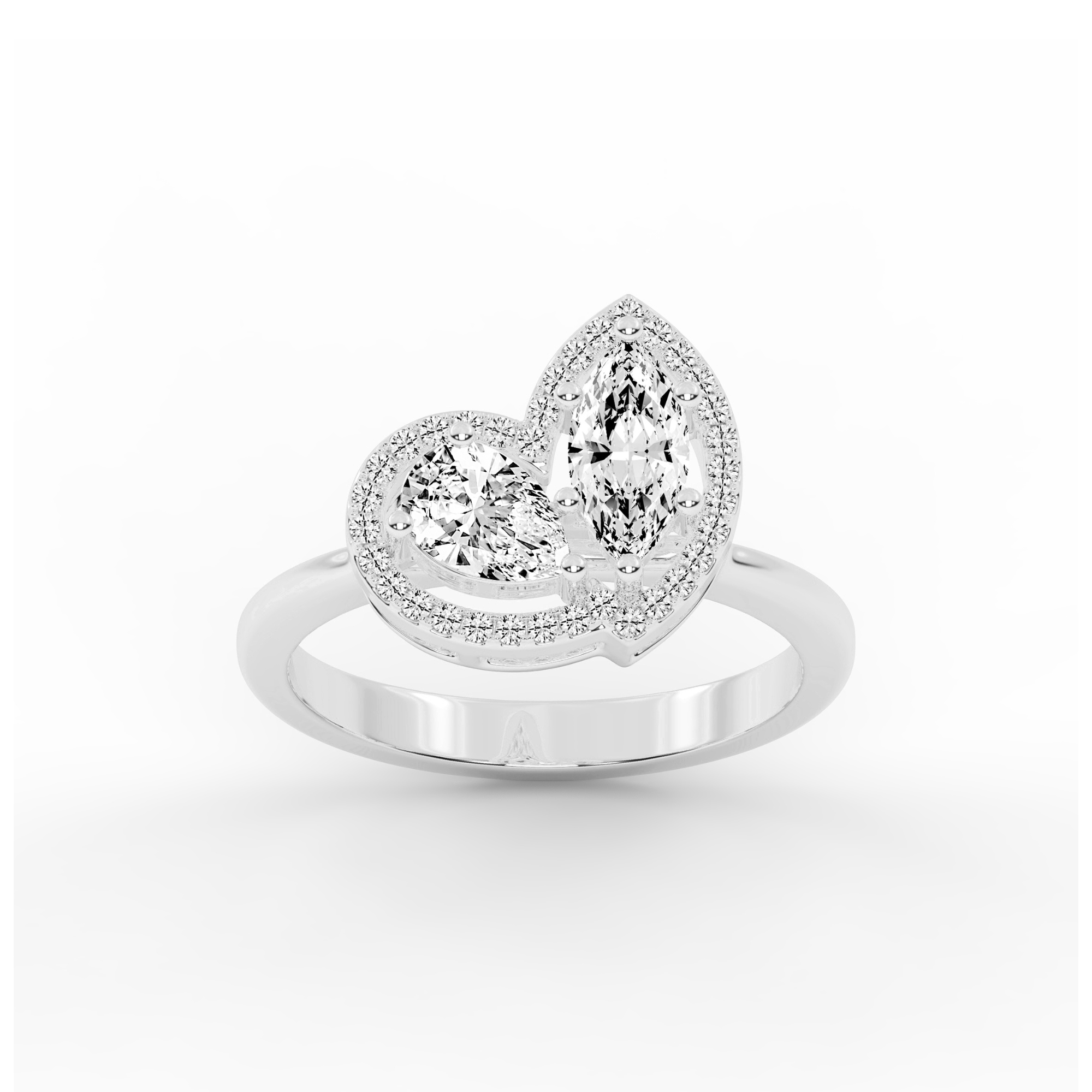 Deux Etoiles Diamond Ring