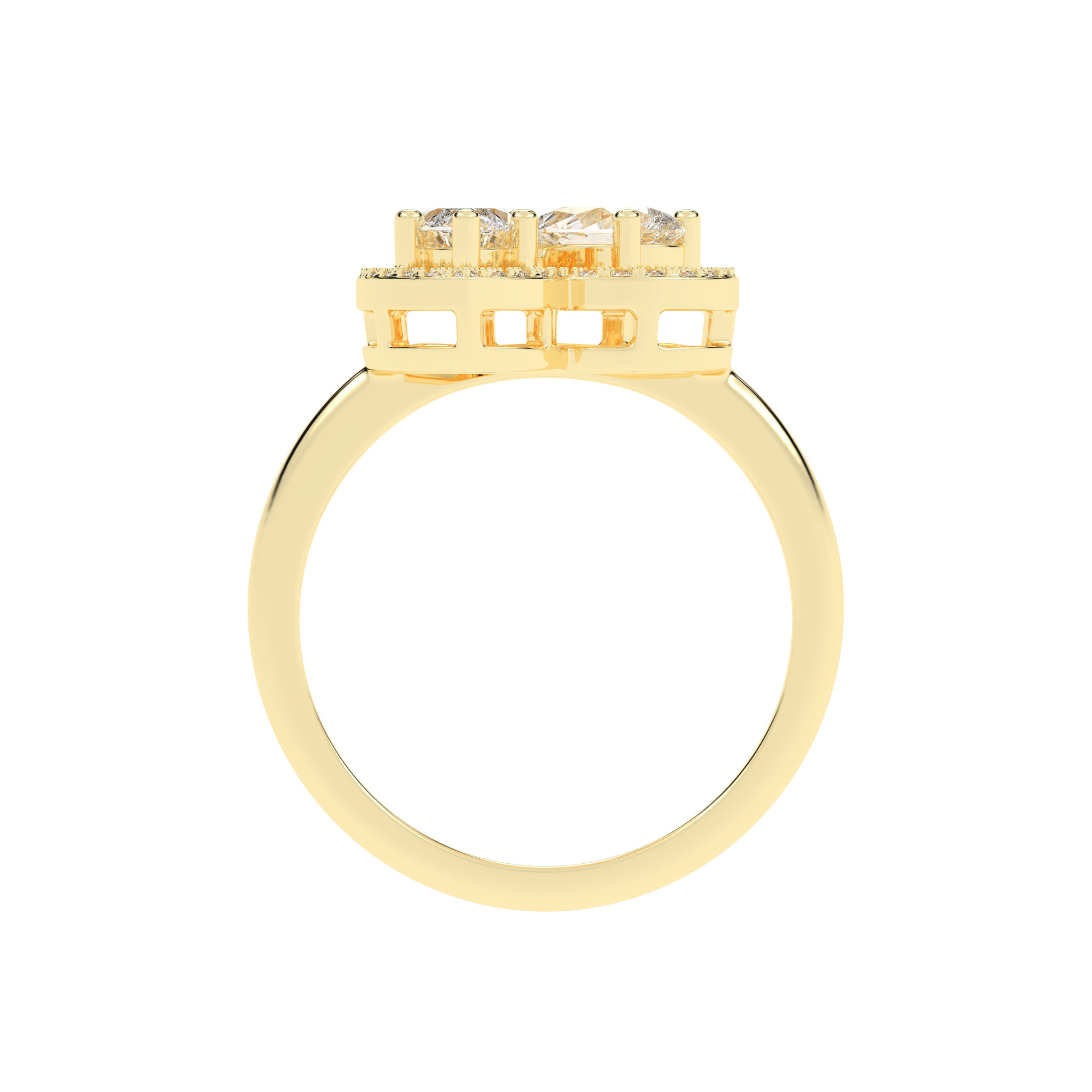 Deux Etoiles Diamond Ring
