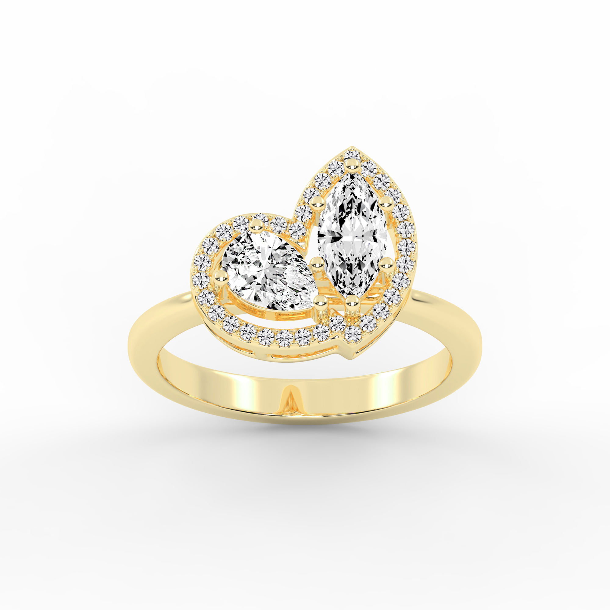 Deux Etoiles Diamond Ring