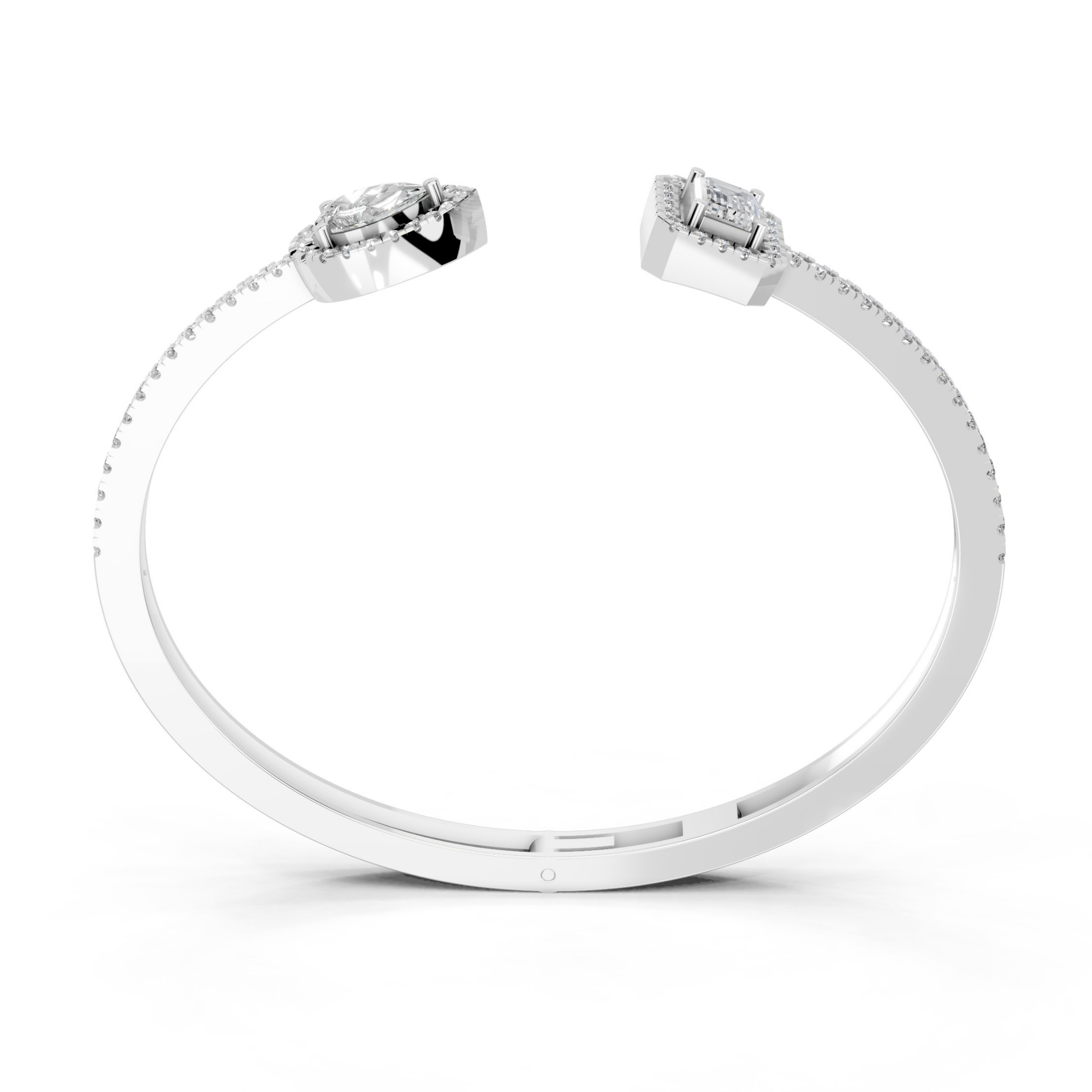 Toi et Moi Emerald and Pear Bracelet