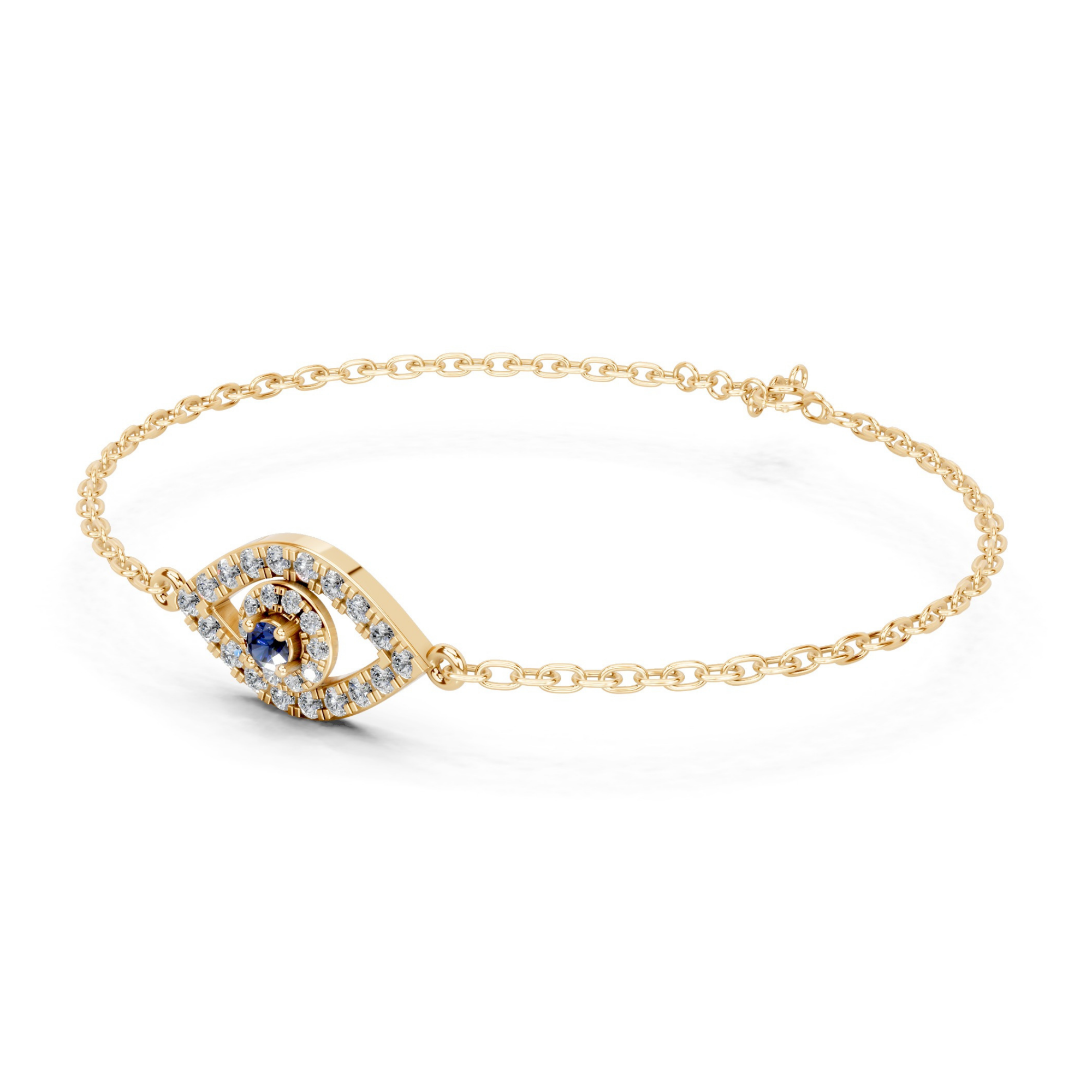 Evil Eye Diamond Bracelet