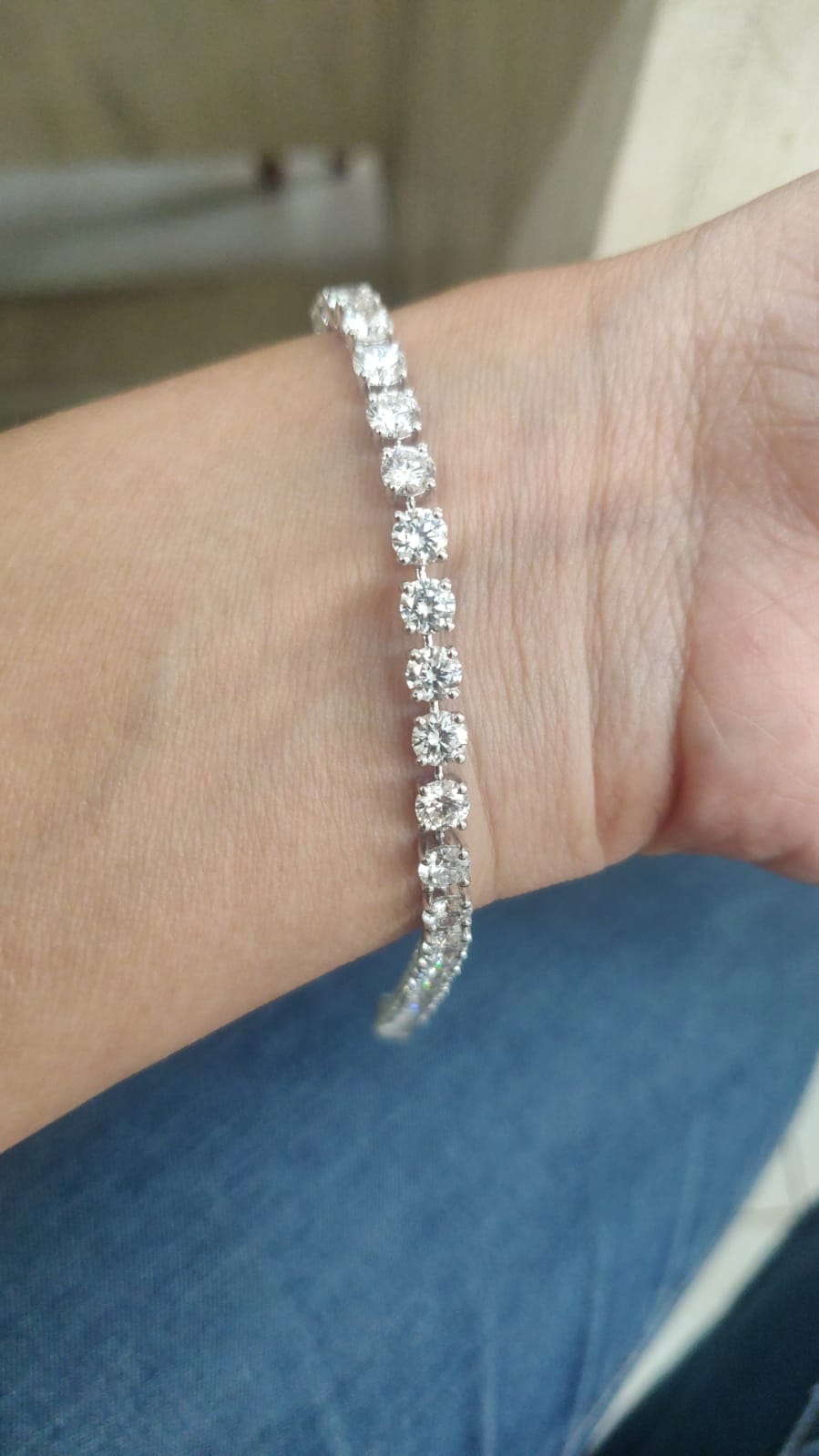 30 Cent 'Dot & Dash' Tennis Bracelet
