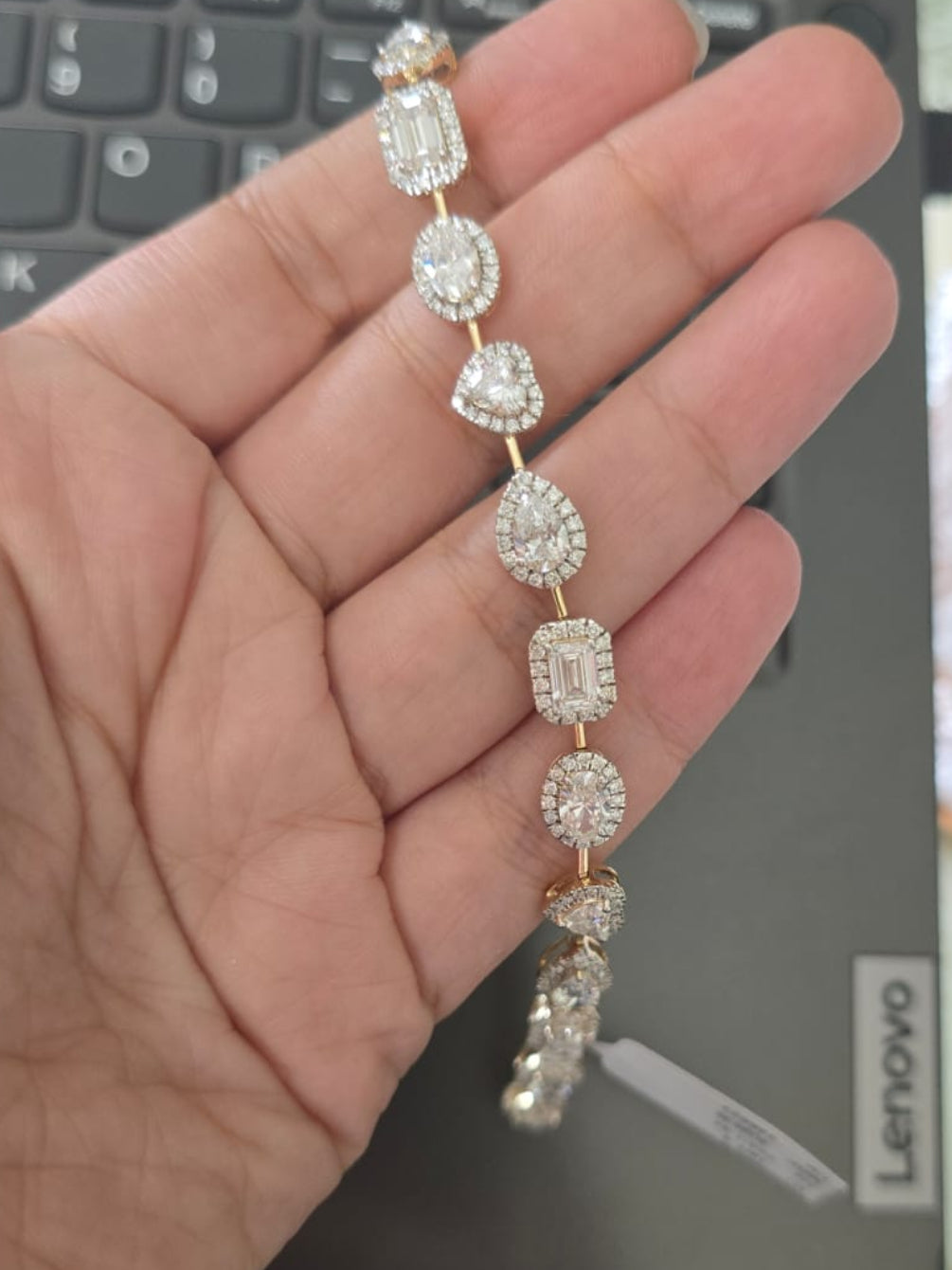 Halo Symphony 10 Carat Tennis Bracelet