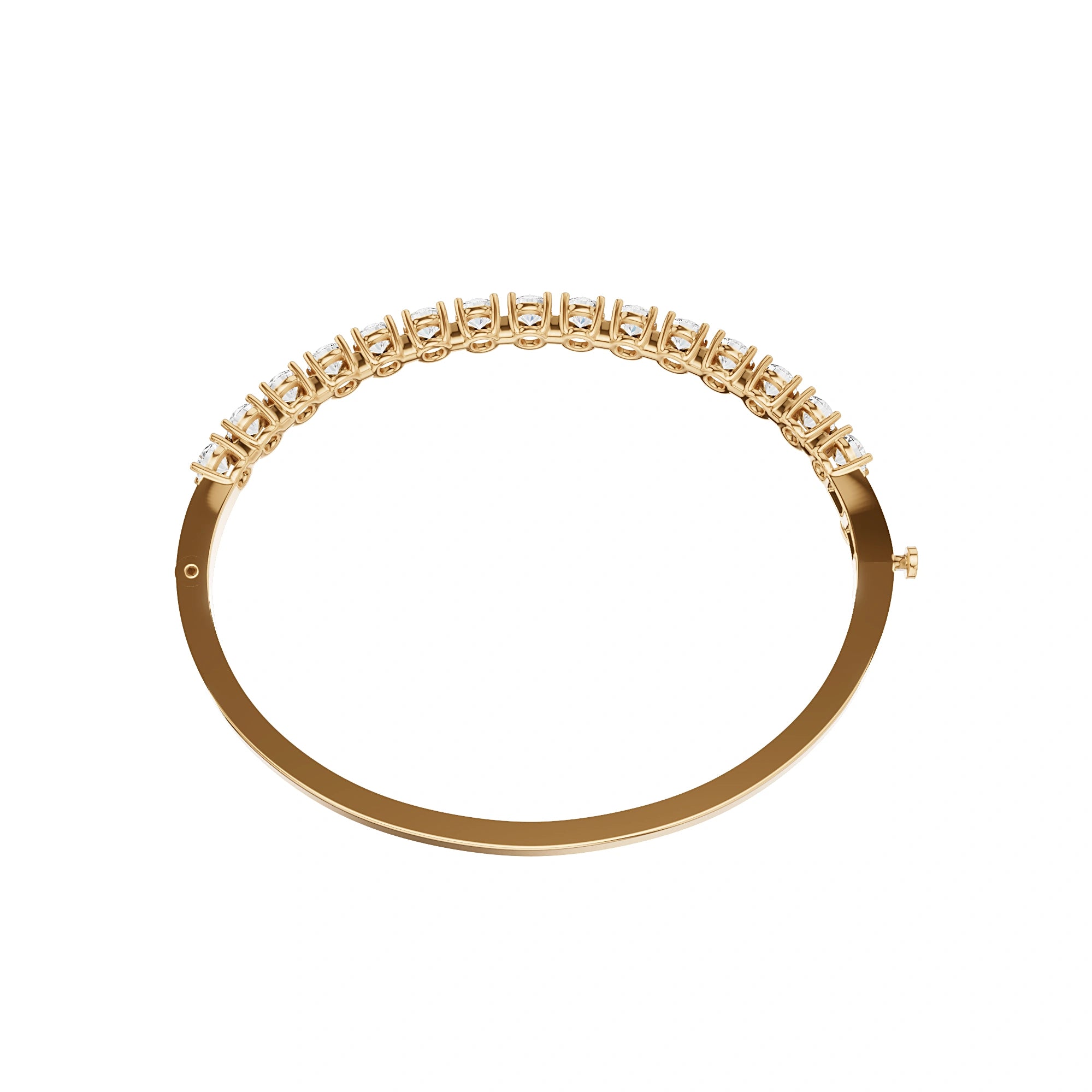 Amara Round Diamond Half-Eternity Bracelet