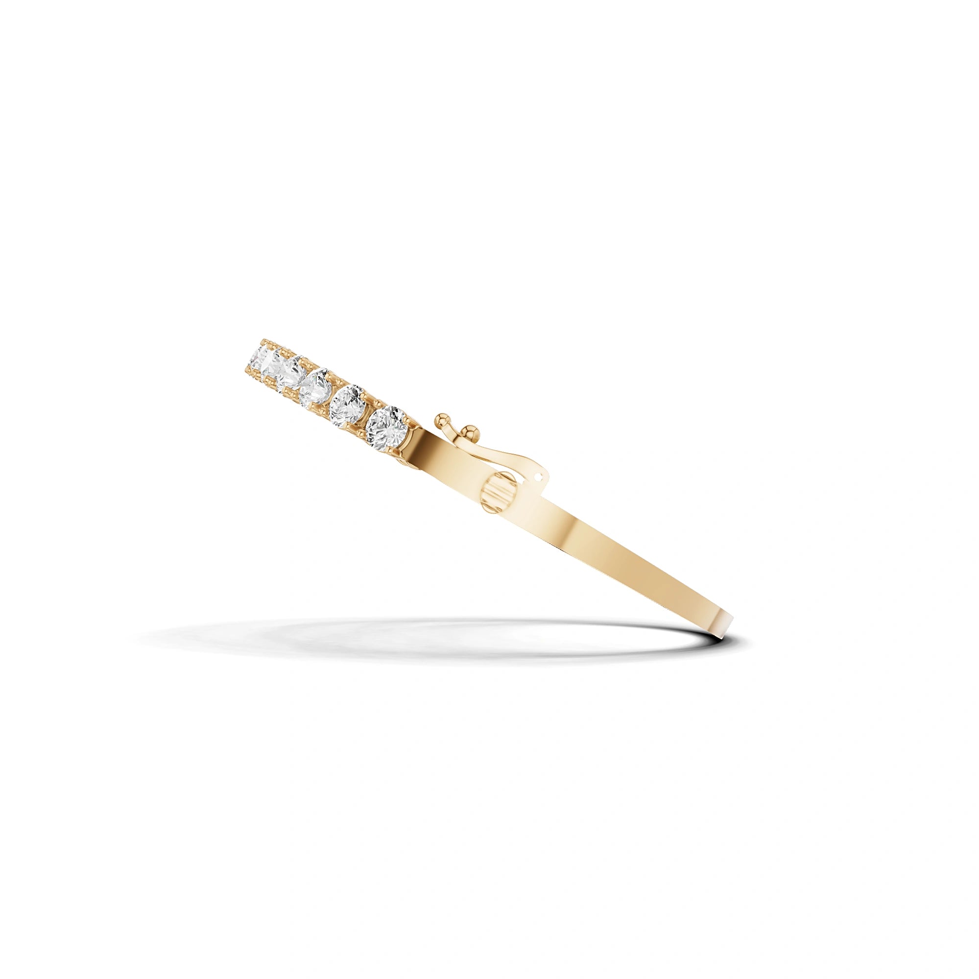 Amara Round Diamond Half-Eternity Bracelet