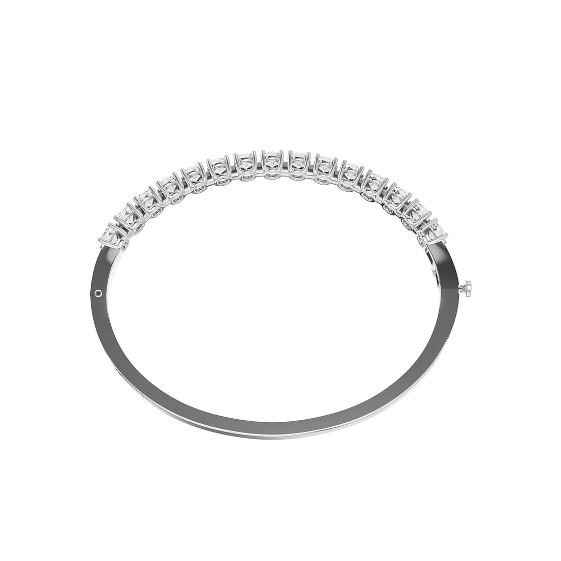 Amara Round Diamond Half-Eternity Bracelet