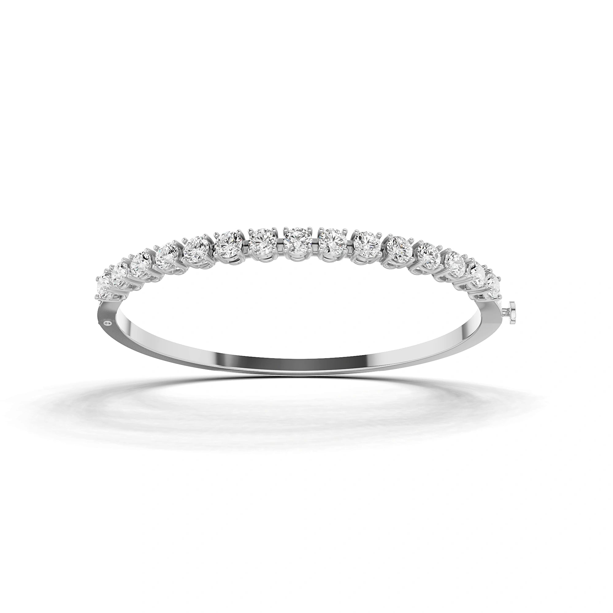 Amara Round Diamond Half-Eternity Bracelet