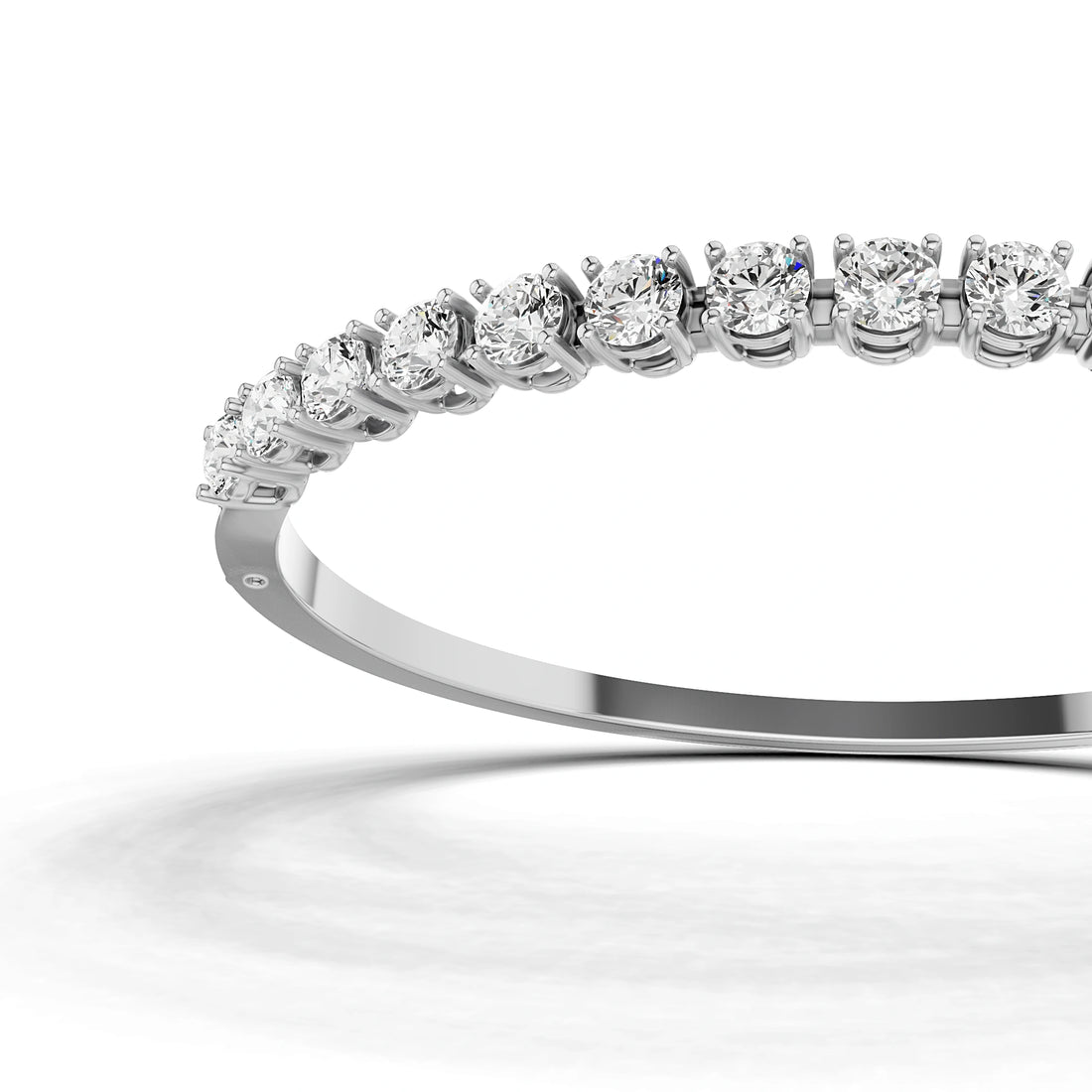 Amara Round Diamond Half-Eternity Bracelet