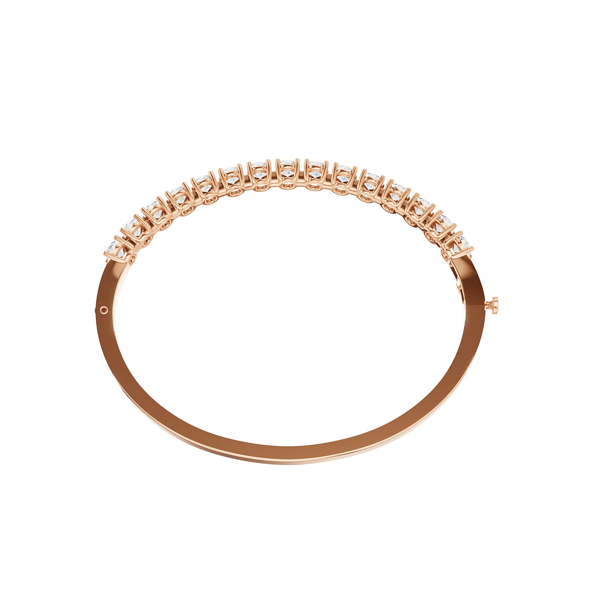 Amara Round Diamond Half-Eternity Bracelet