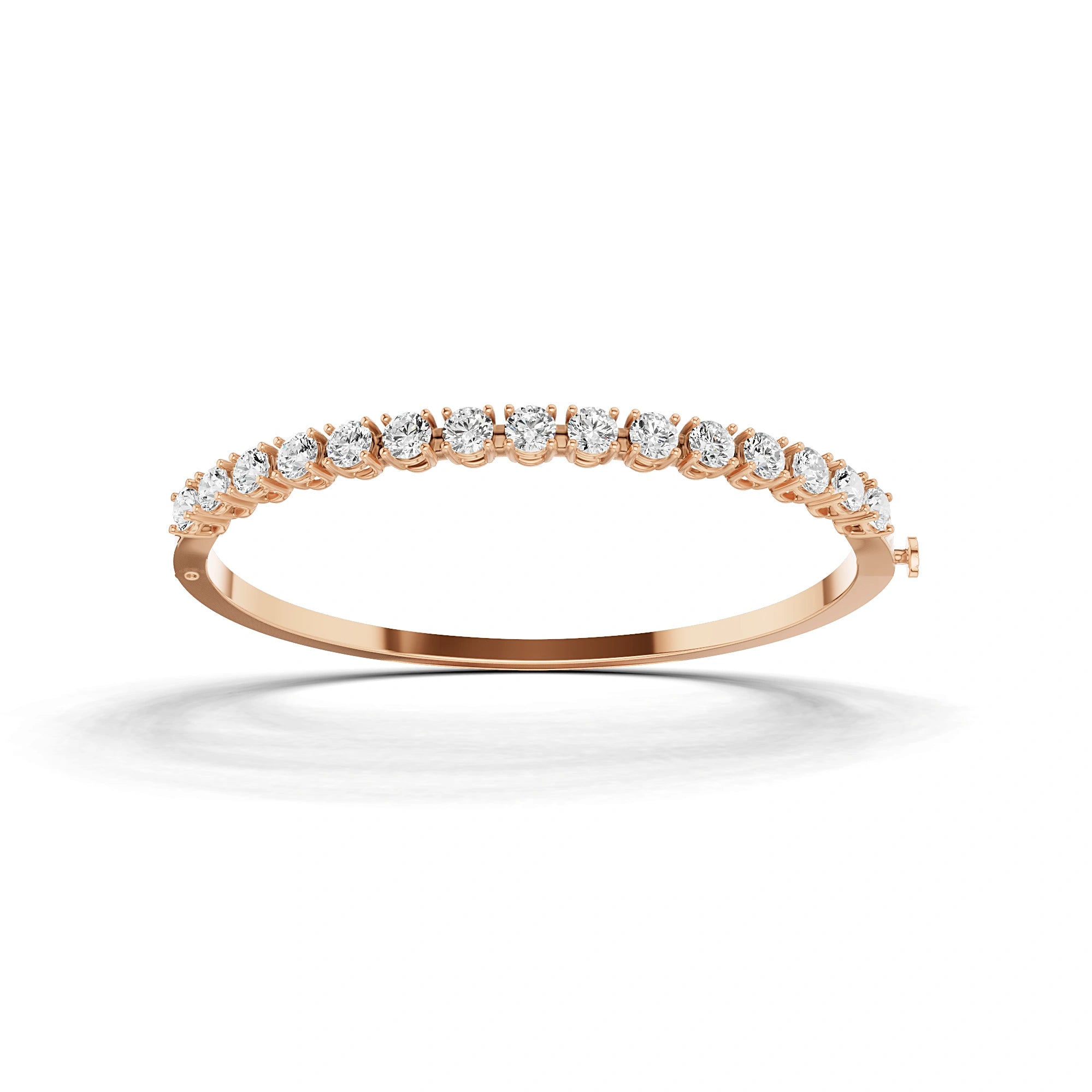 Amara Round Diamond Half-Eternity Bracelet
