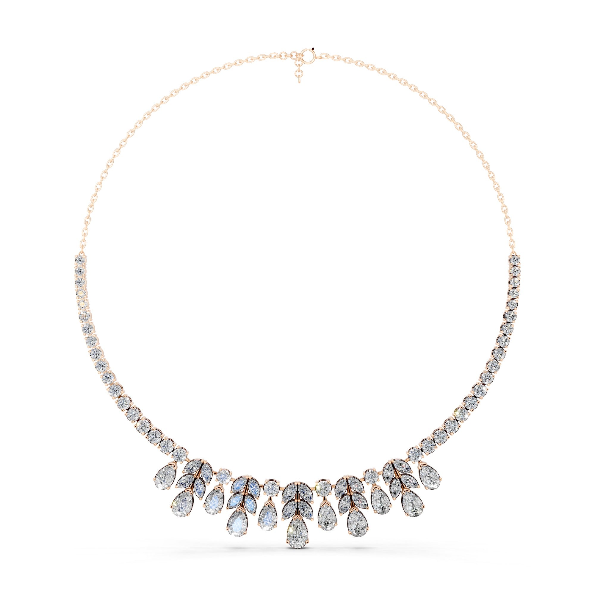 Verdant Charm Diamond Necklace