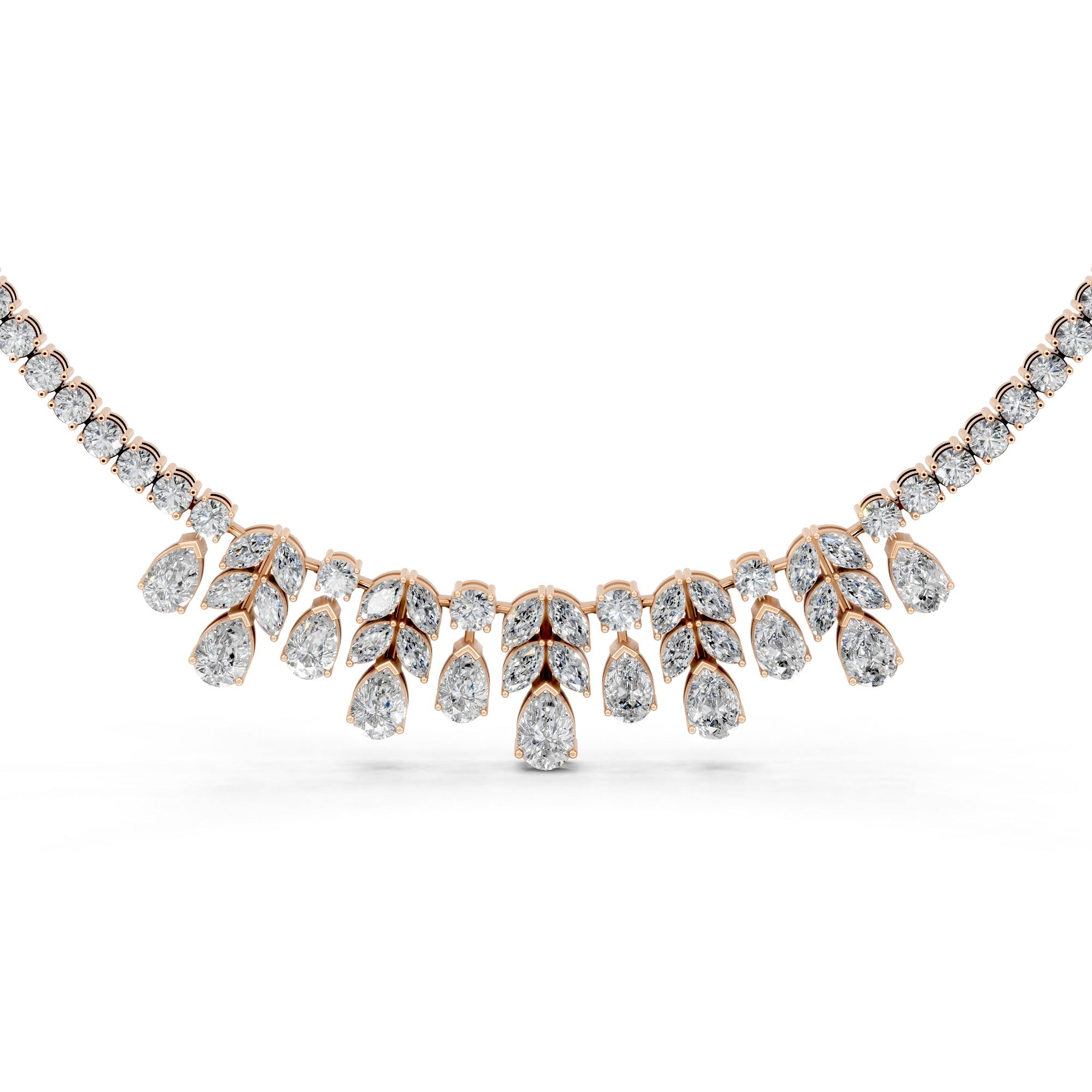 Verdant Charm Diamond Necklace