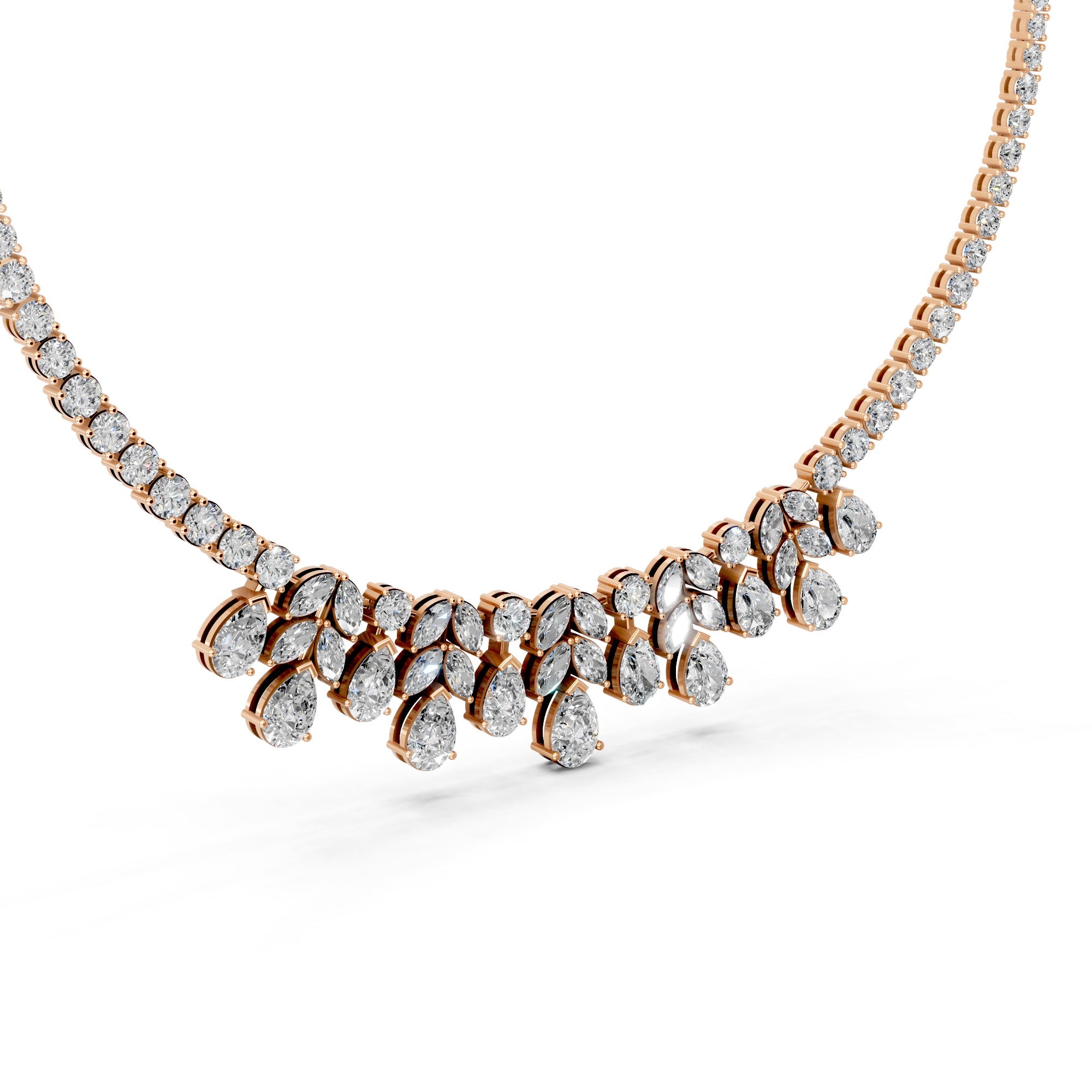 Verdant Charm Diamond Necklace