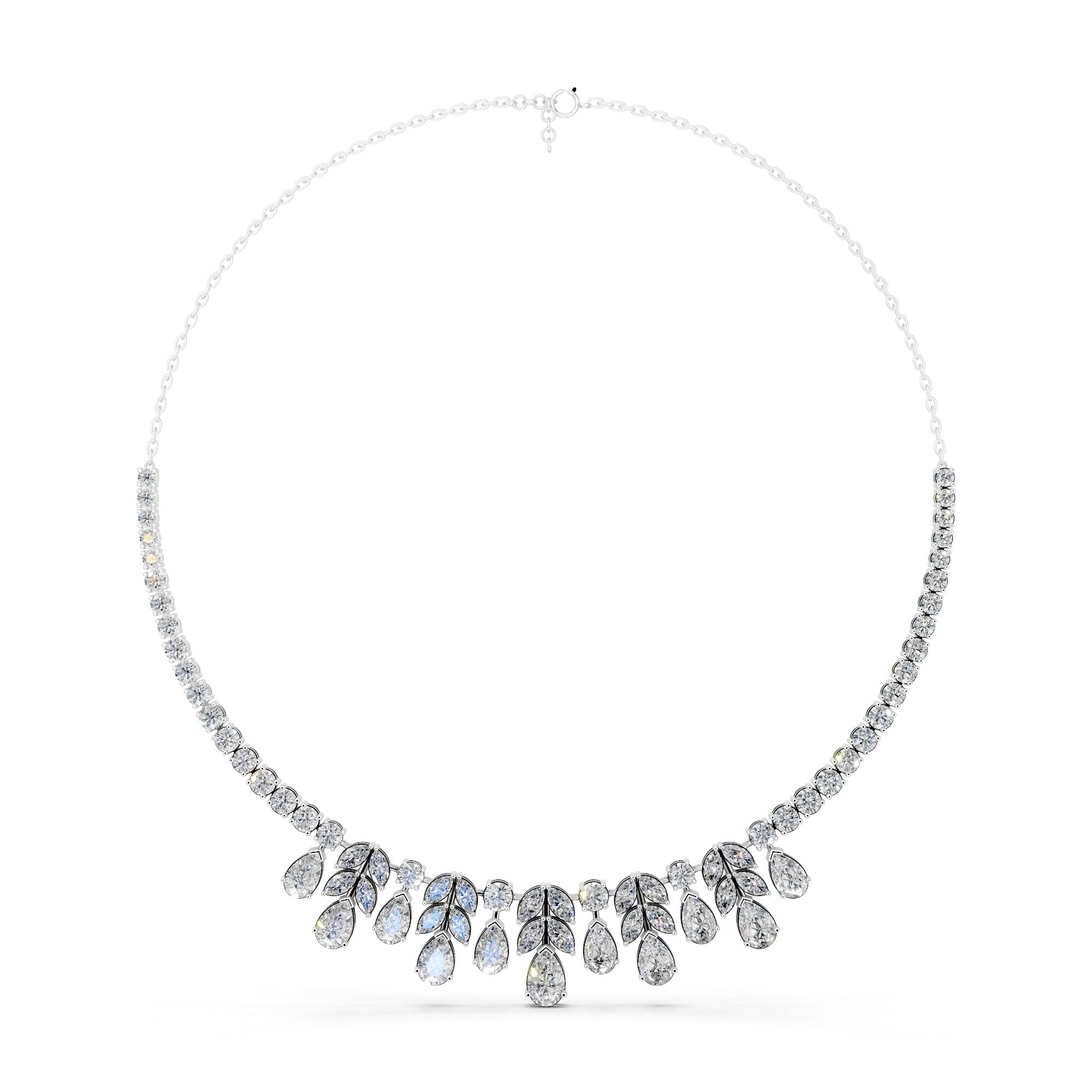 Verdant Charm Diamond Necklace