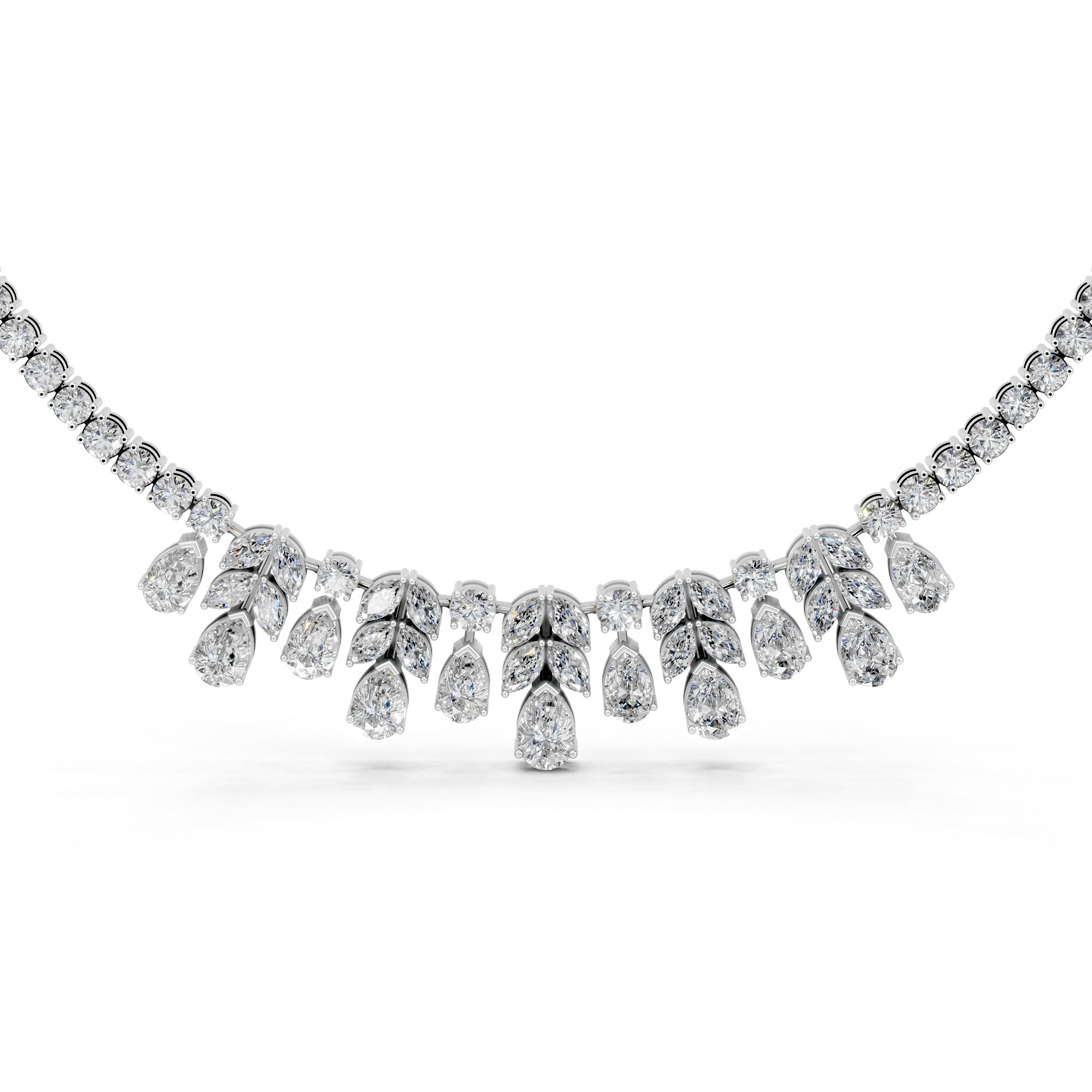 Verdant Charm Diamond Necklace