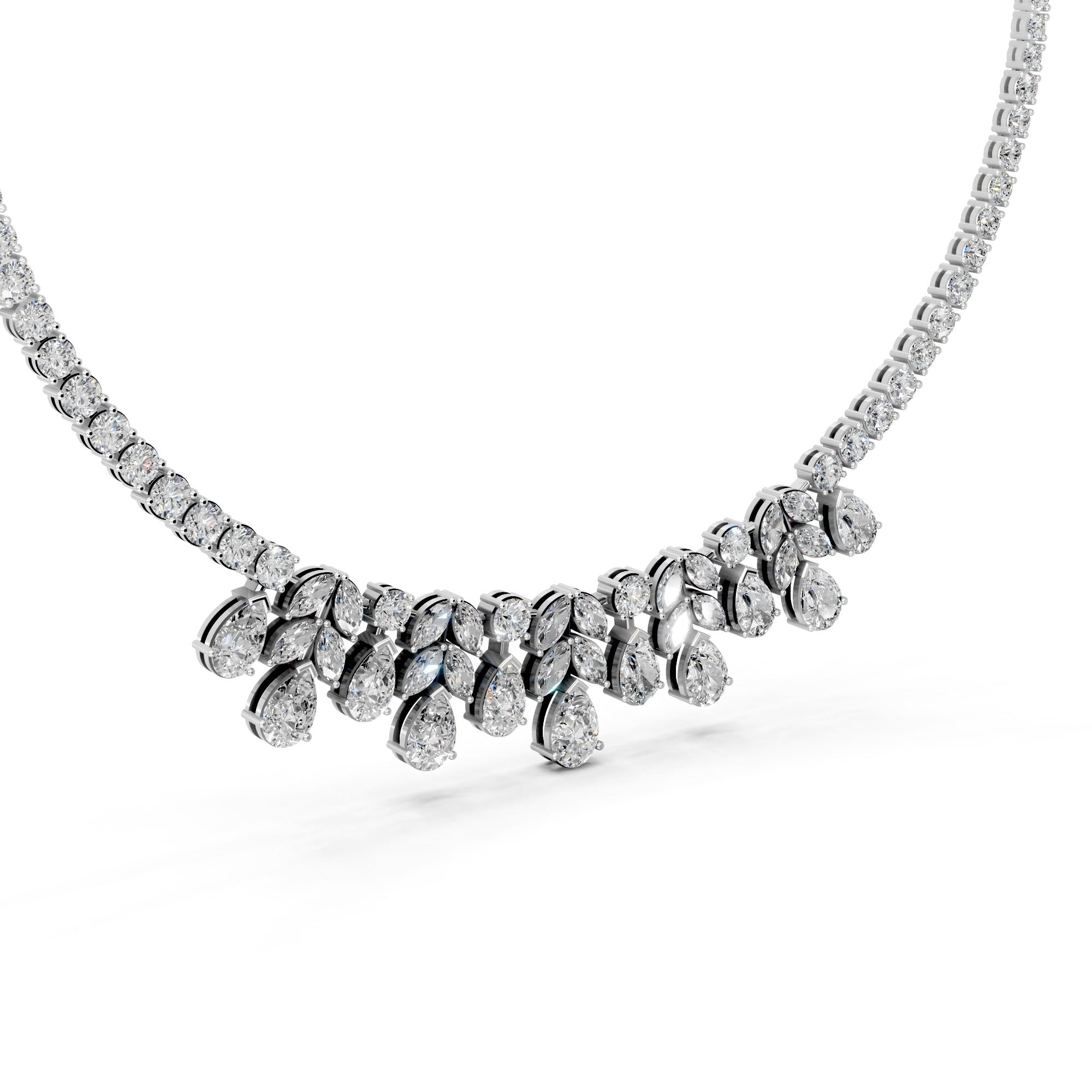 Verdant Charm Diamond Necklace