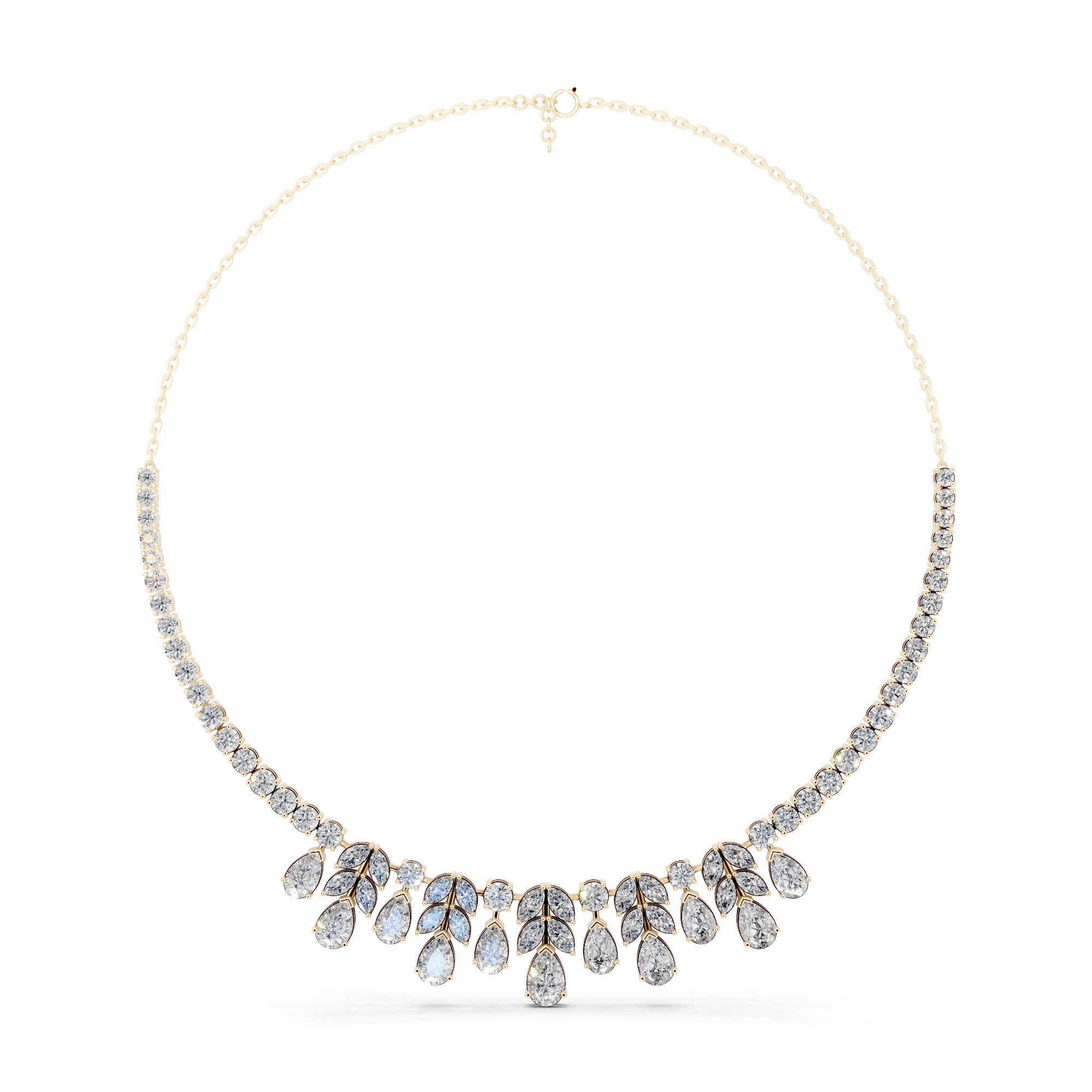 Verdant Charm Diamond Necklace