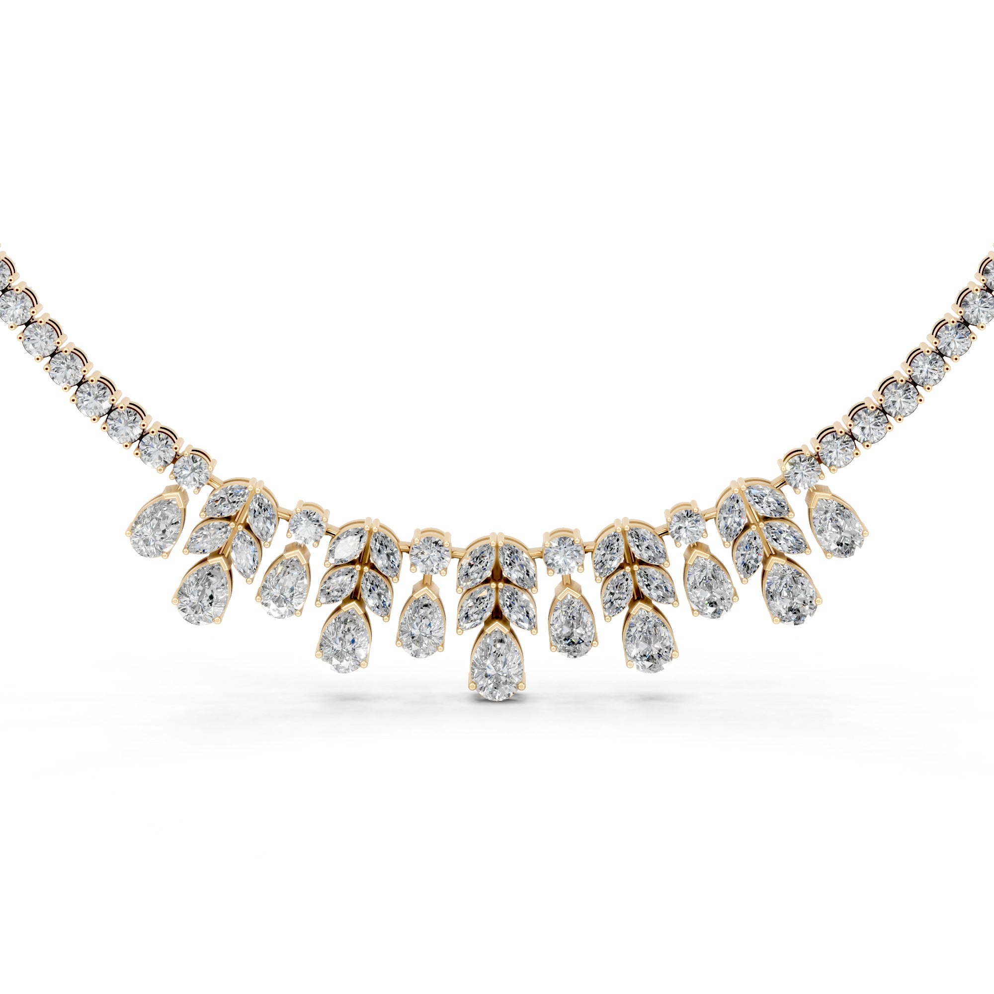 Verdant Charm Diamond Necklace