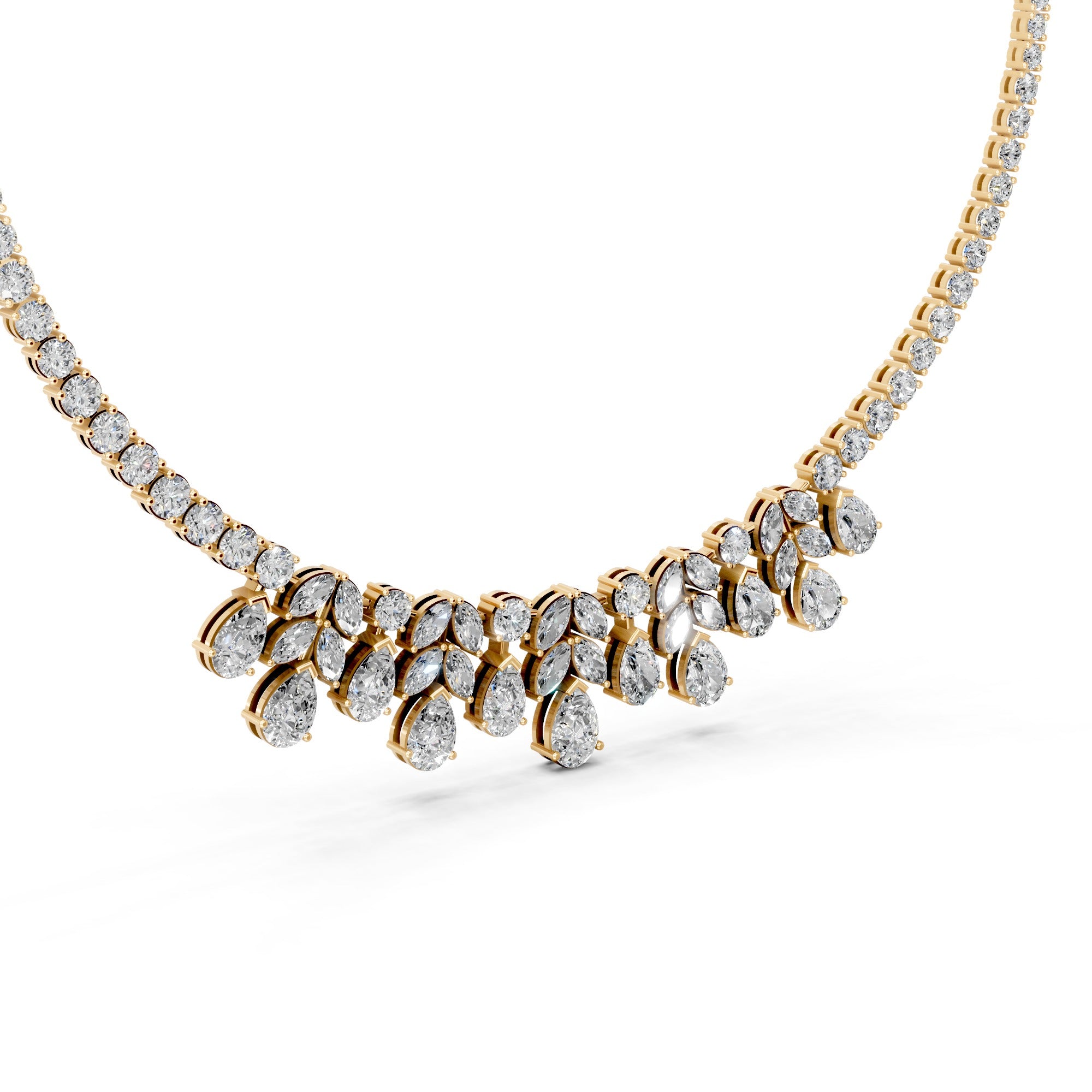 Verdant Charm Diamond Necklace