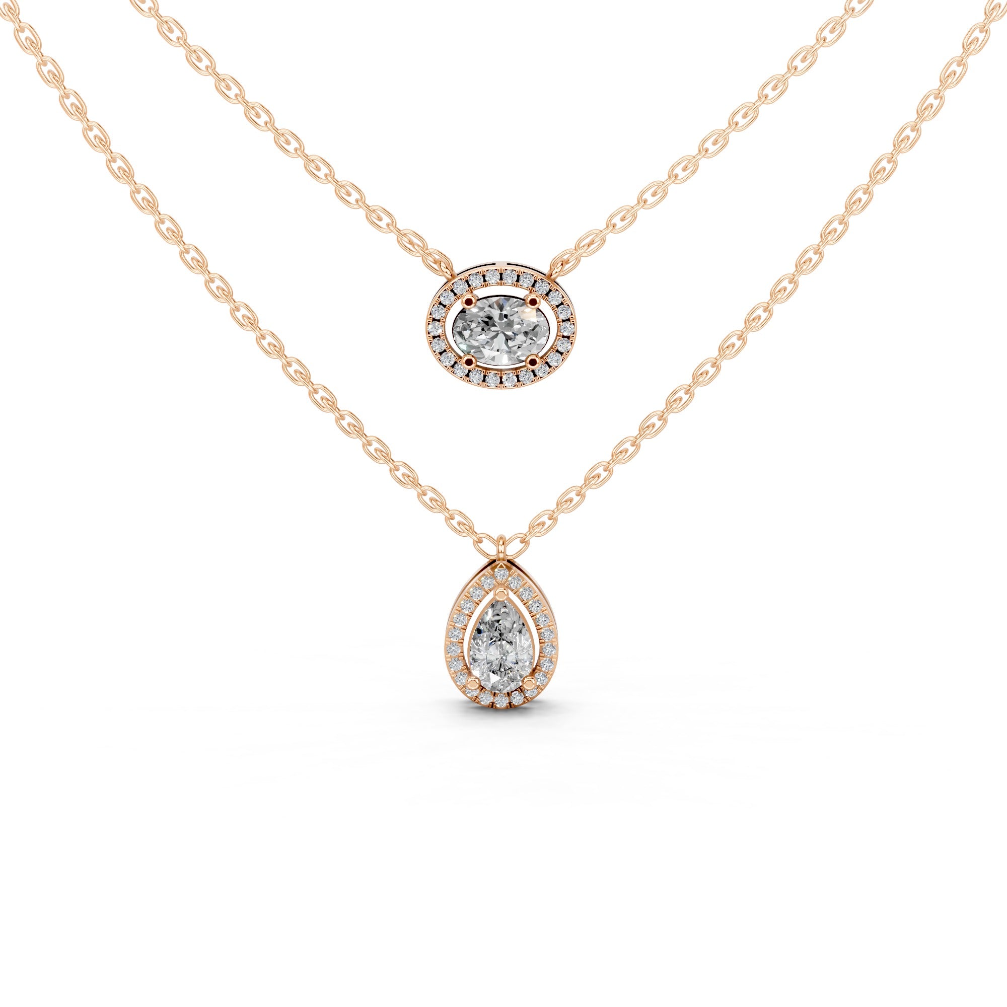 Majestic Aura Diamond Pendant