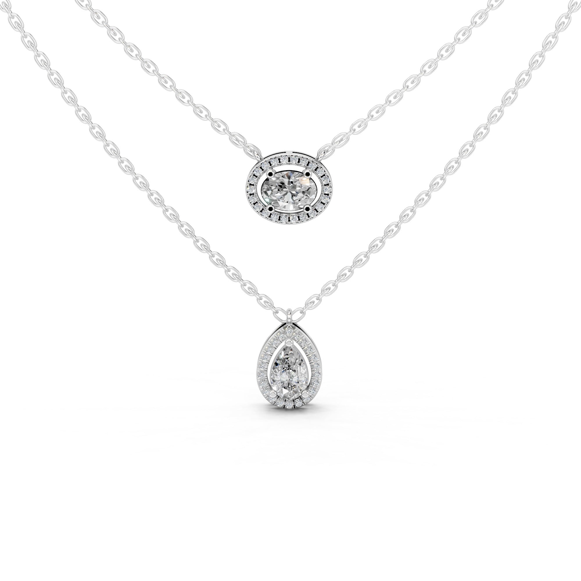 Majestic Aura Diamond Pendant
