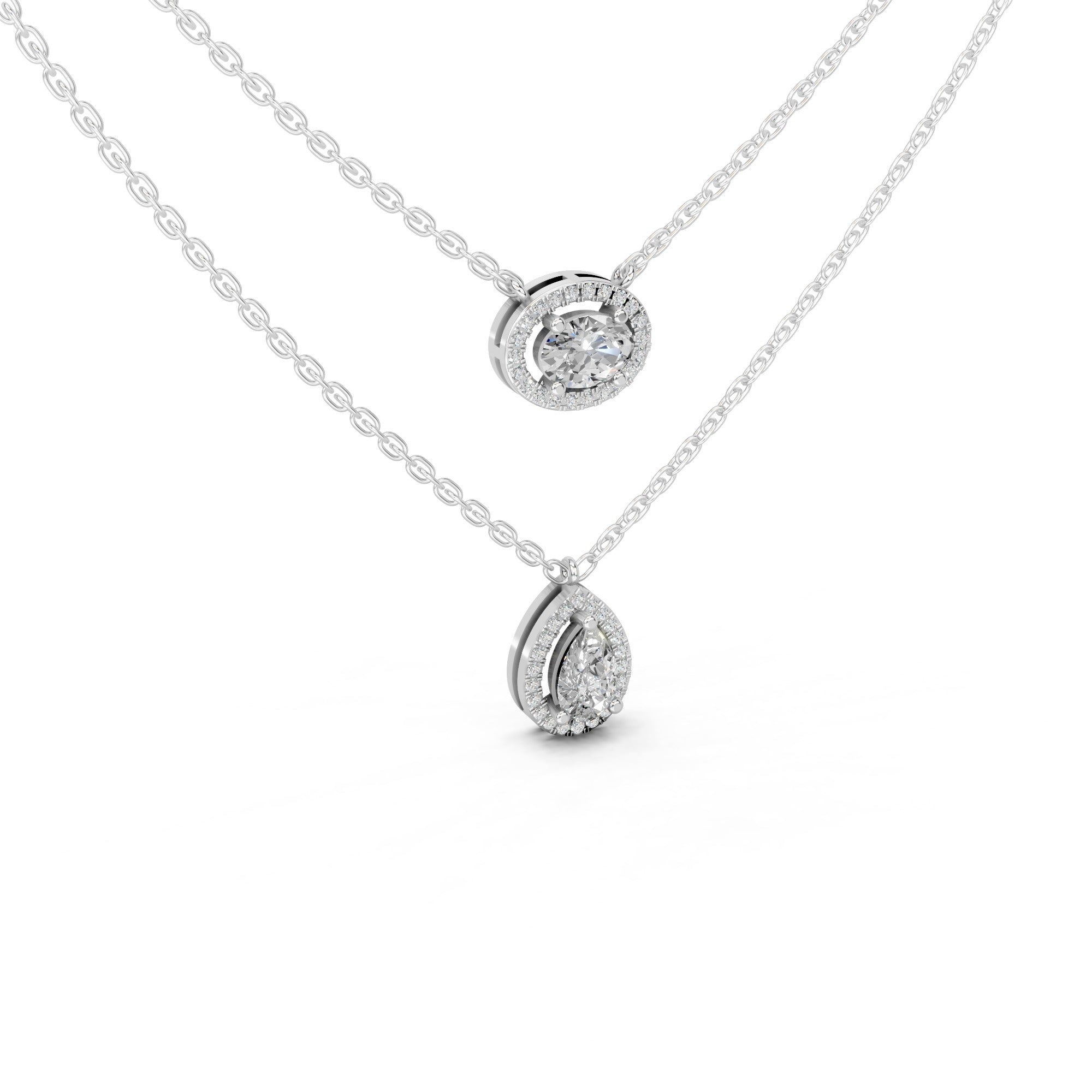 Majestic Aura Diamond Pendant