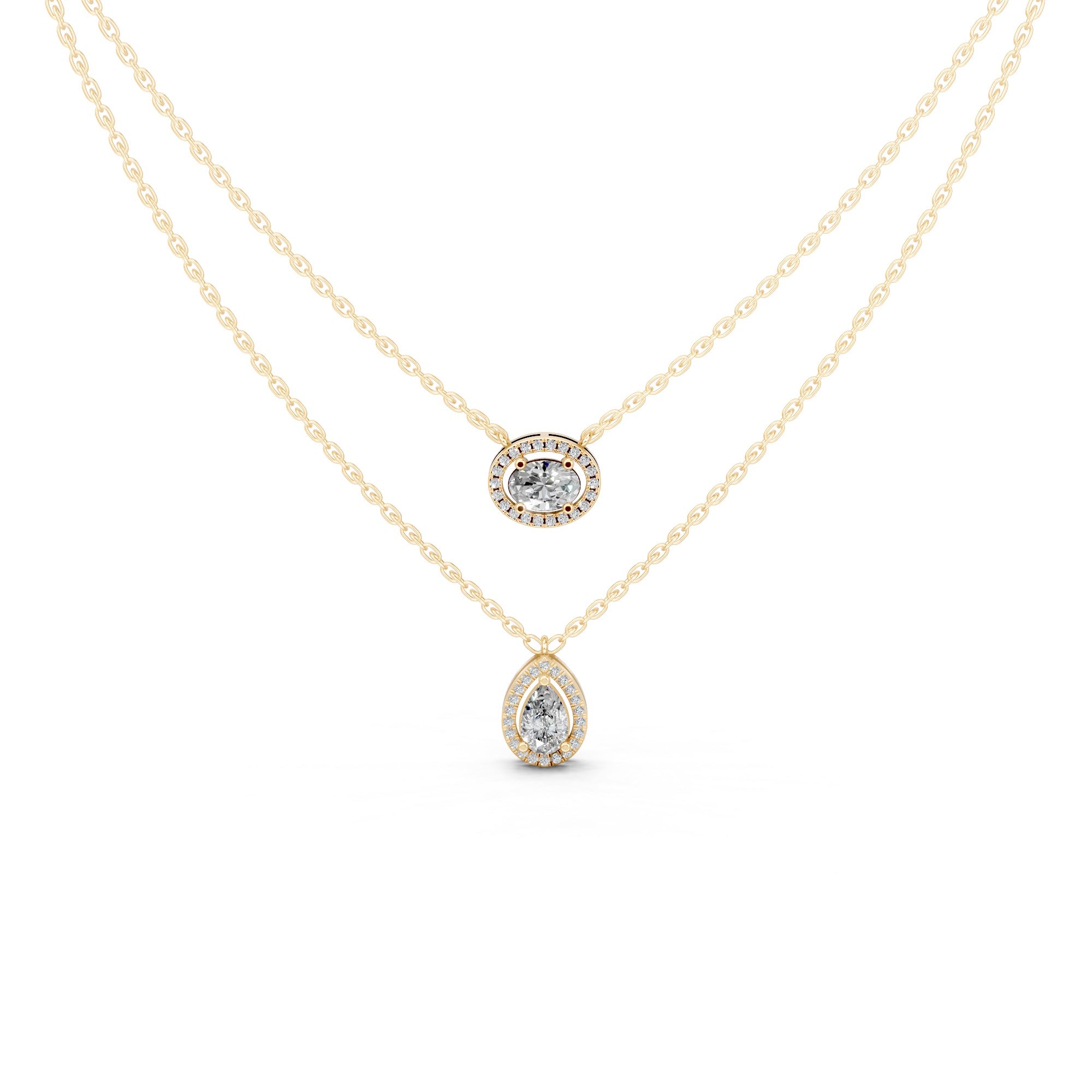 Majestic Aura Diamond Pendant