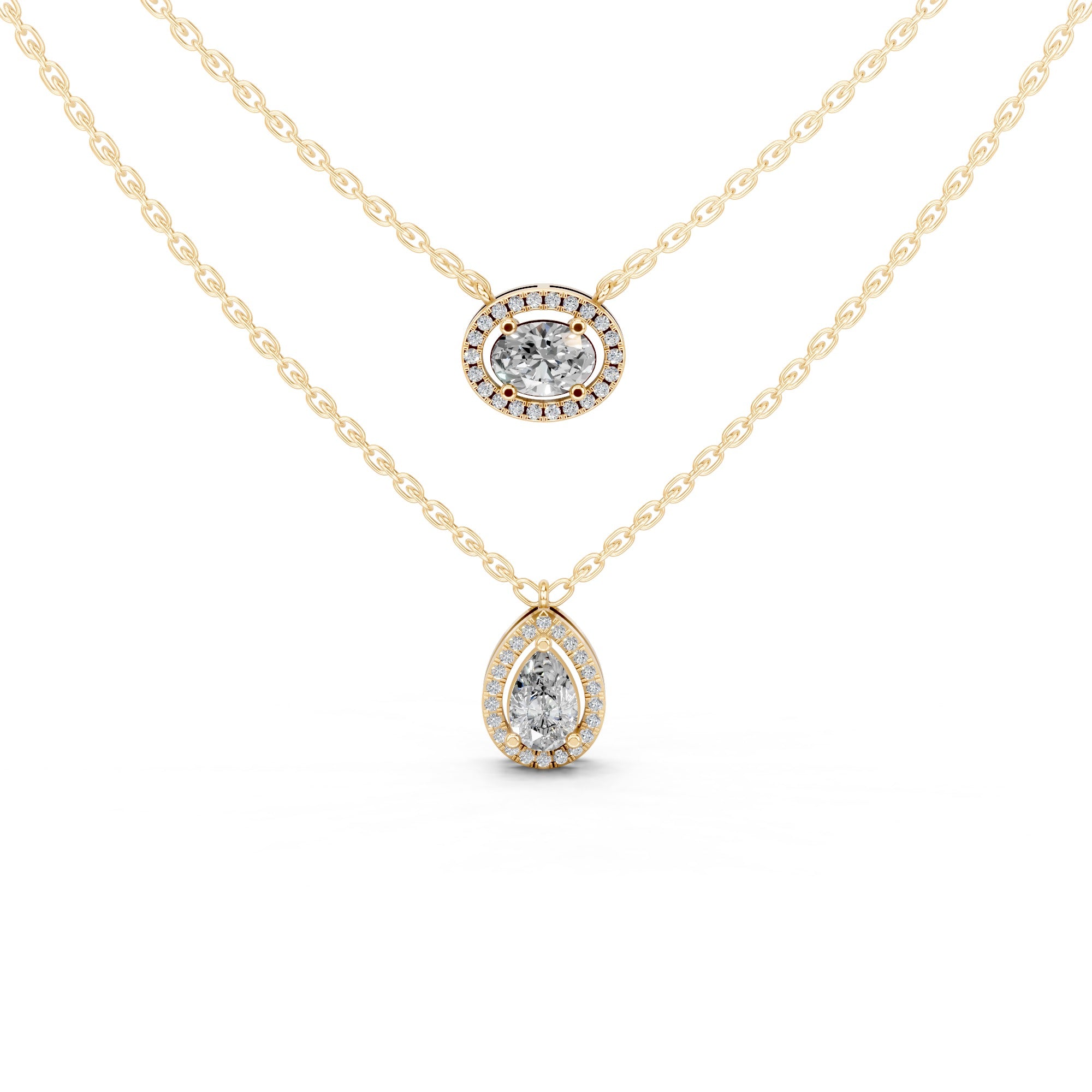 Majestic Aura Diamond Pendant