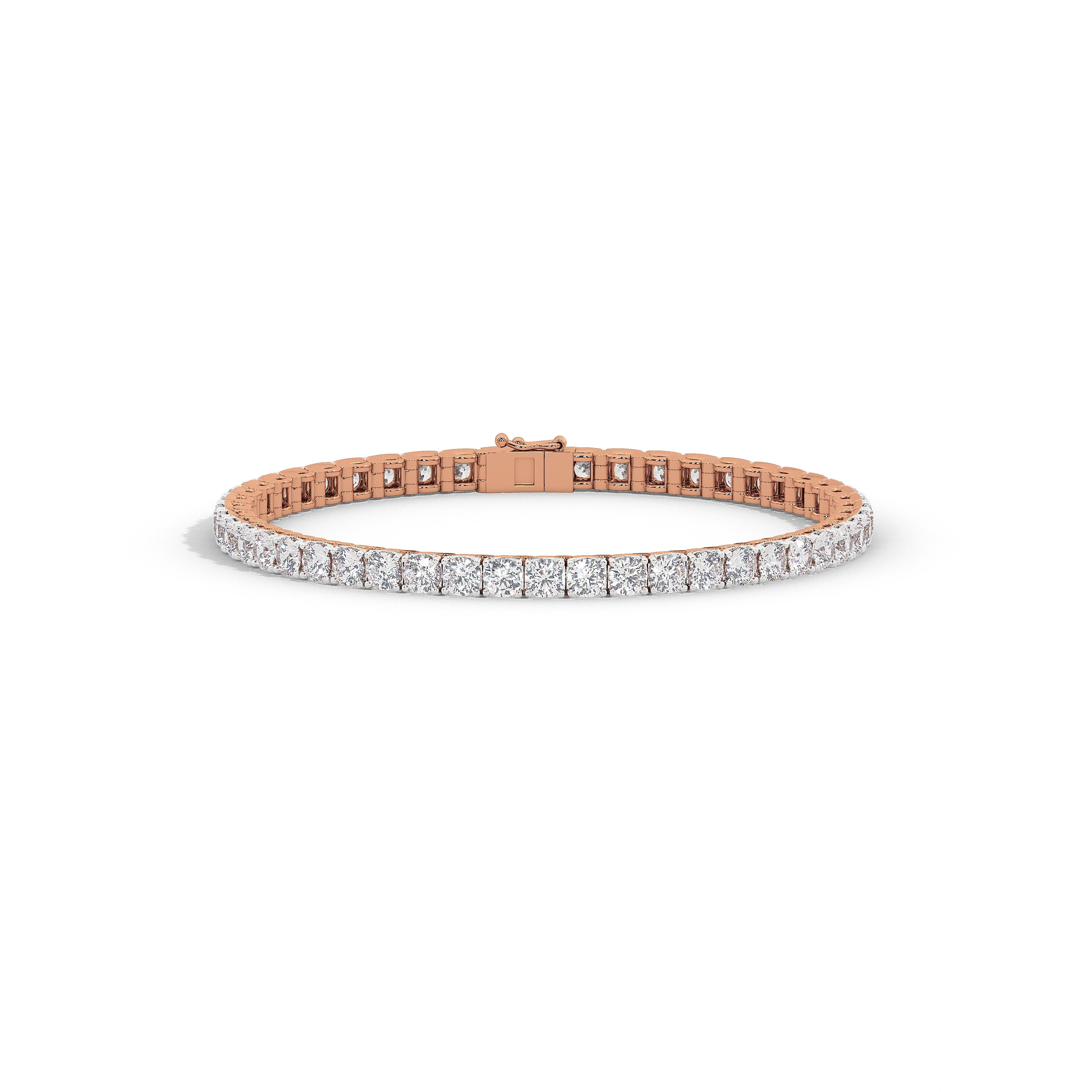 Classic 15 Cent Round Diamond Tennis Bracelet