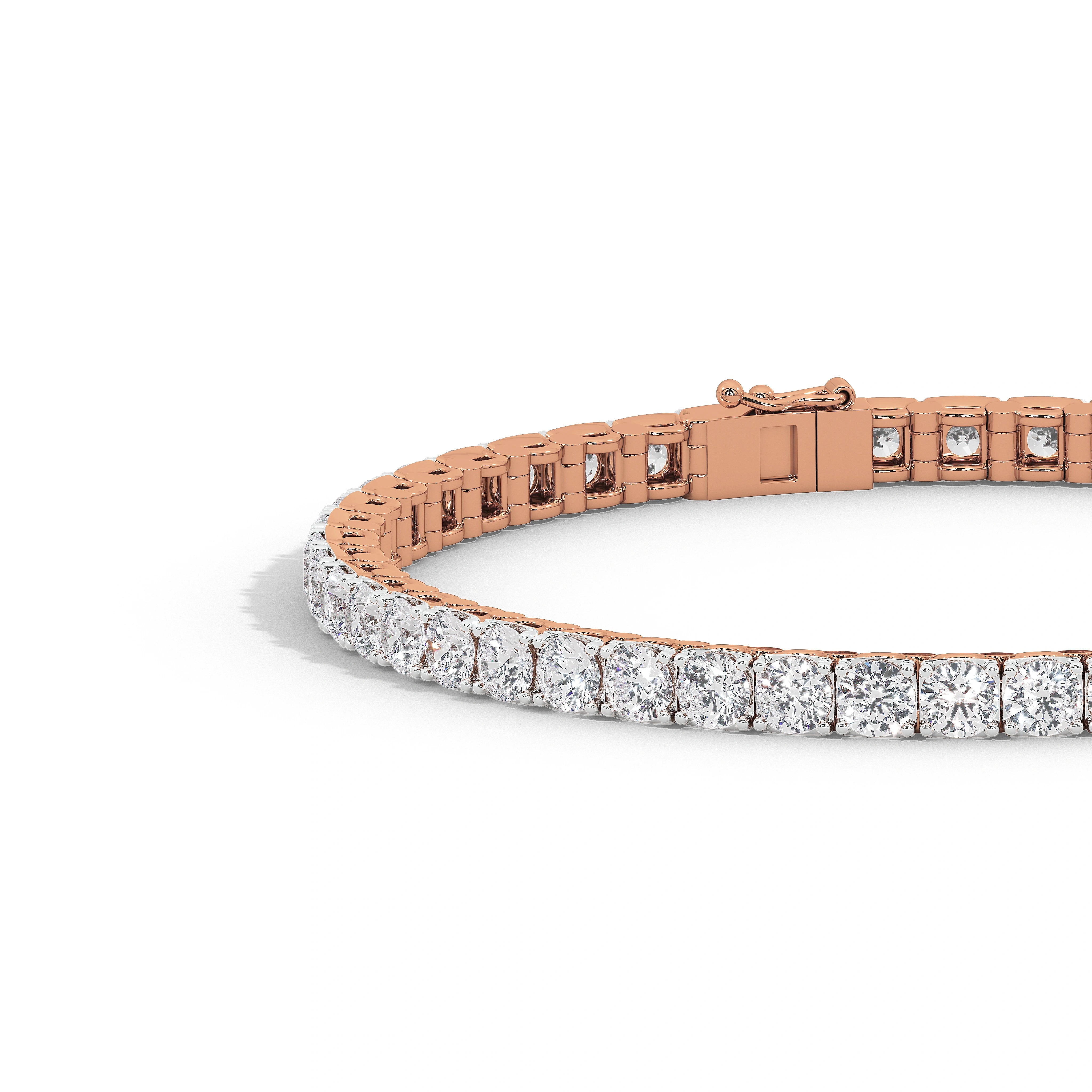 Classic 15 Cent Round Diamond Tennis Bracelet