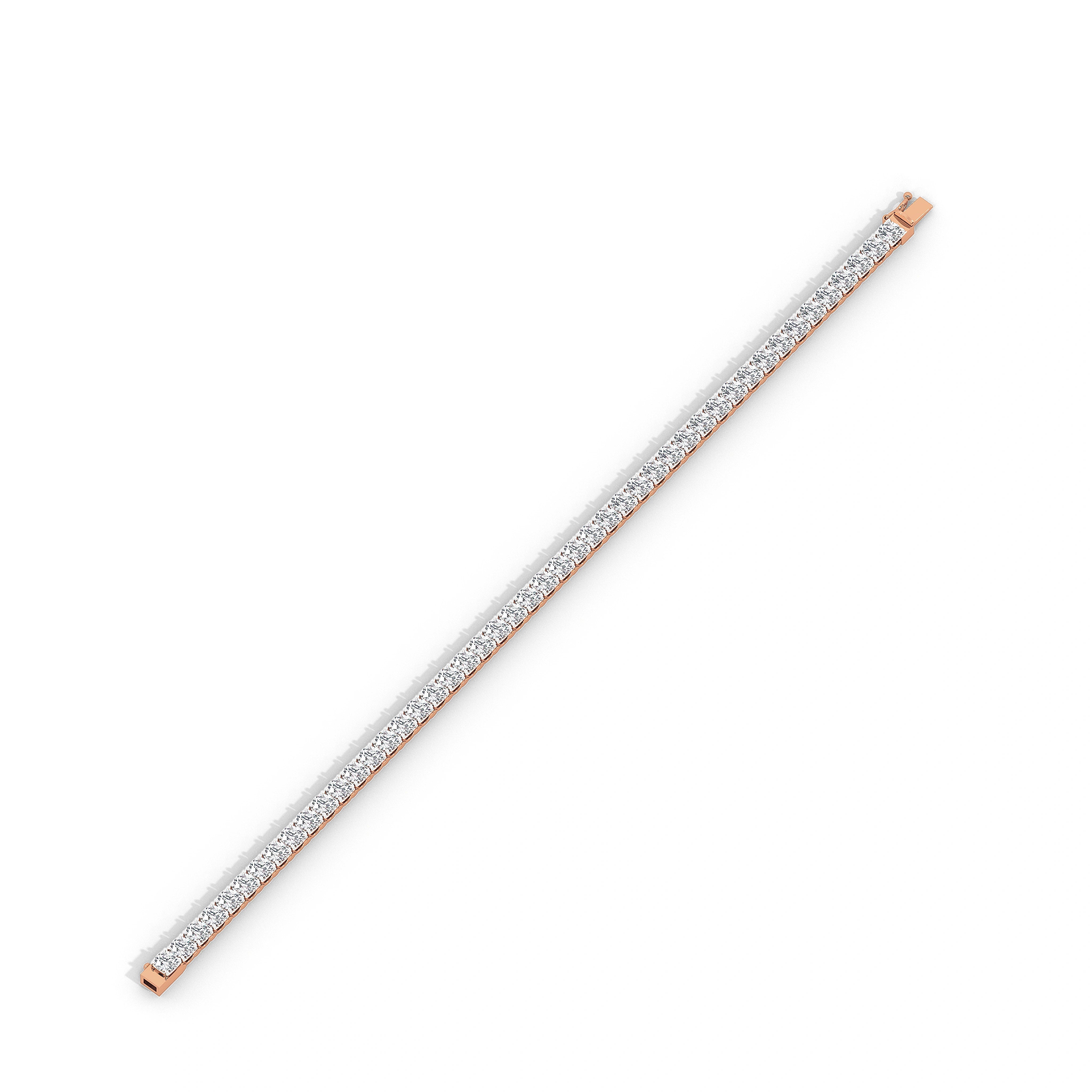 Classic 15 Cent Round Diamond Tennis Bracelet