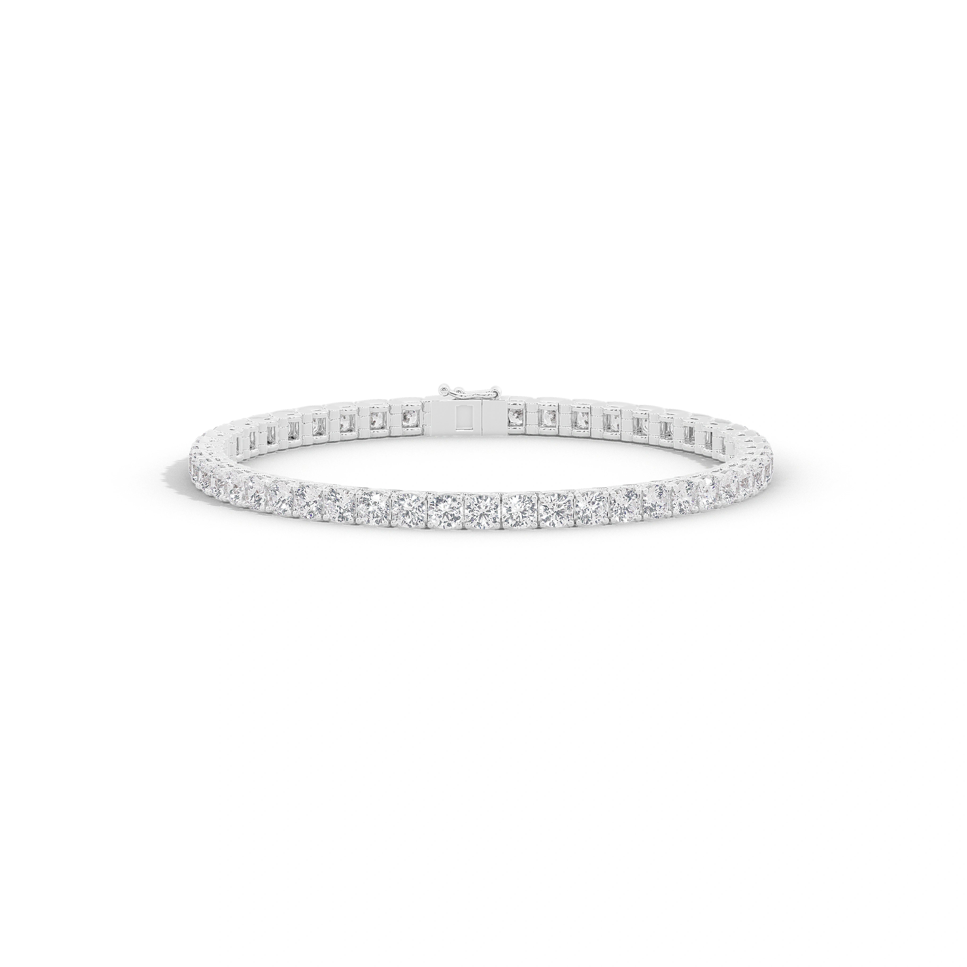 Classic 15 Cent Round Diamond Tennis Bracelet