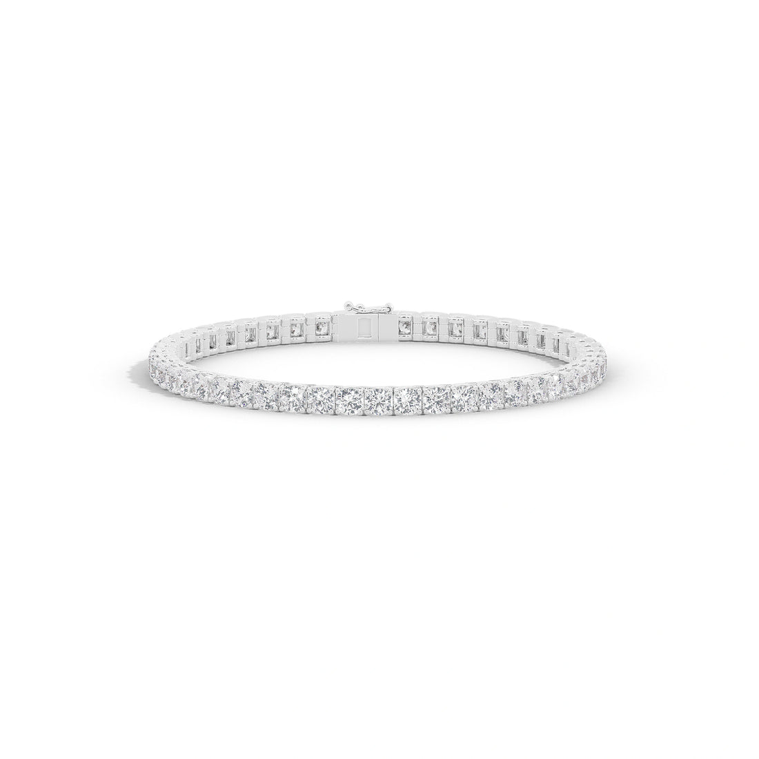 Classic 15 Cent Round Diamond Tennis Bracelet