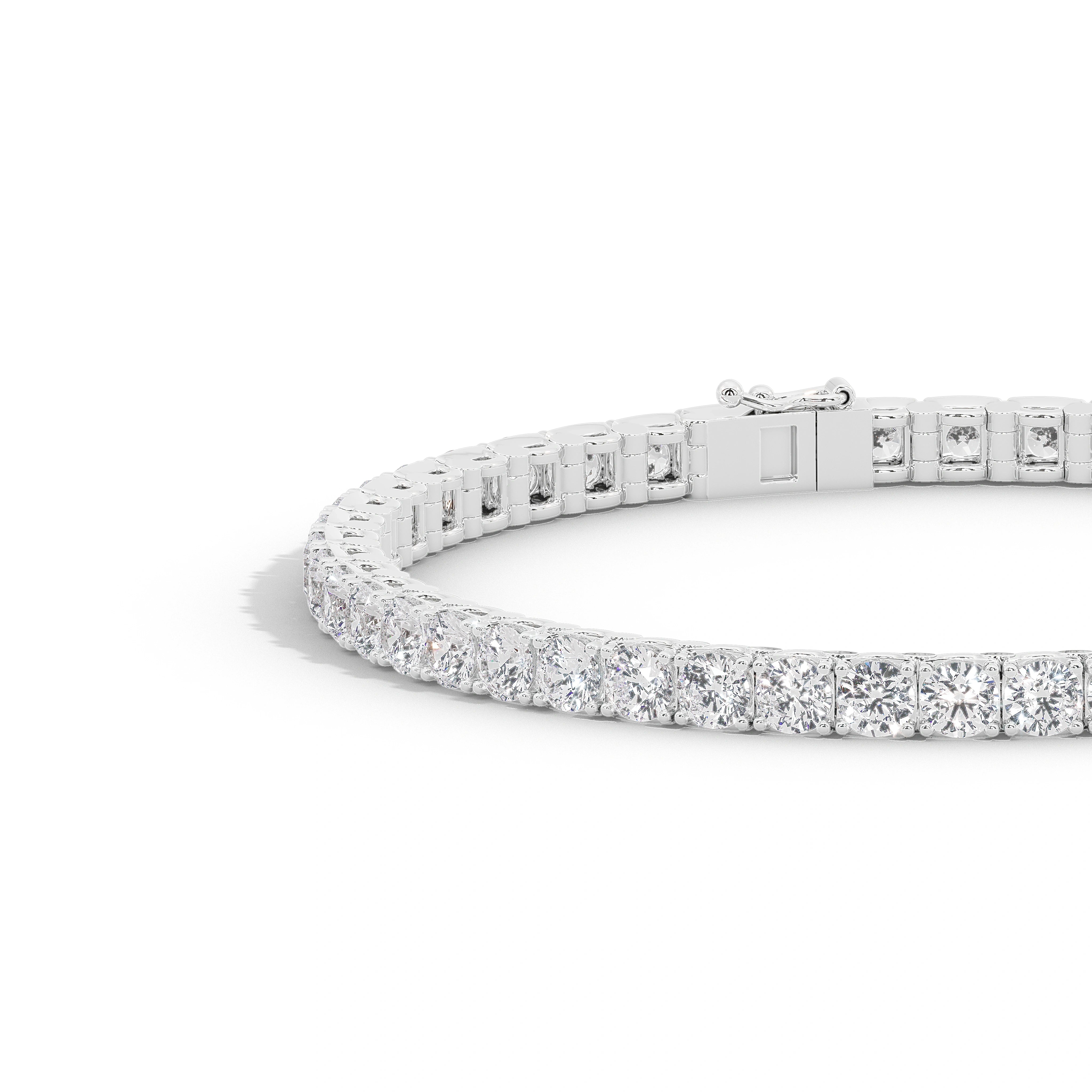Classic 15 Cent Round Diamond Tennis Bracelet