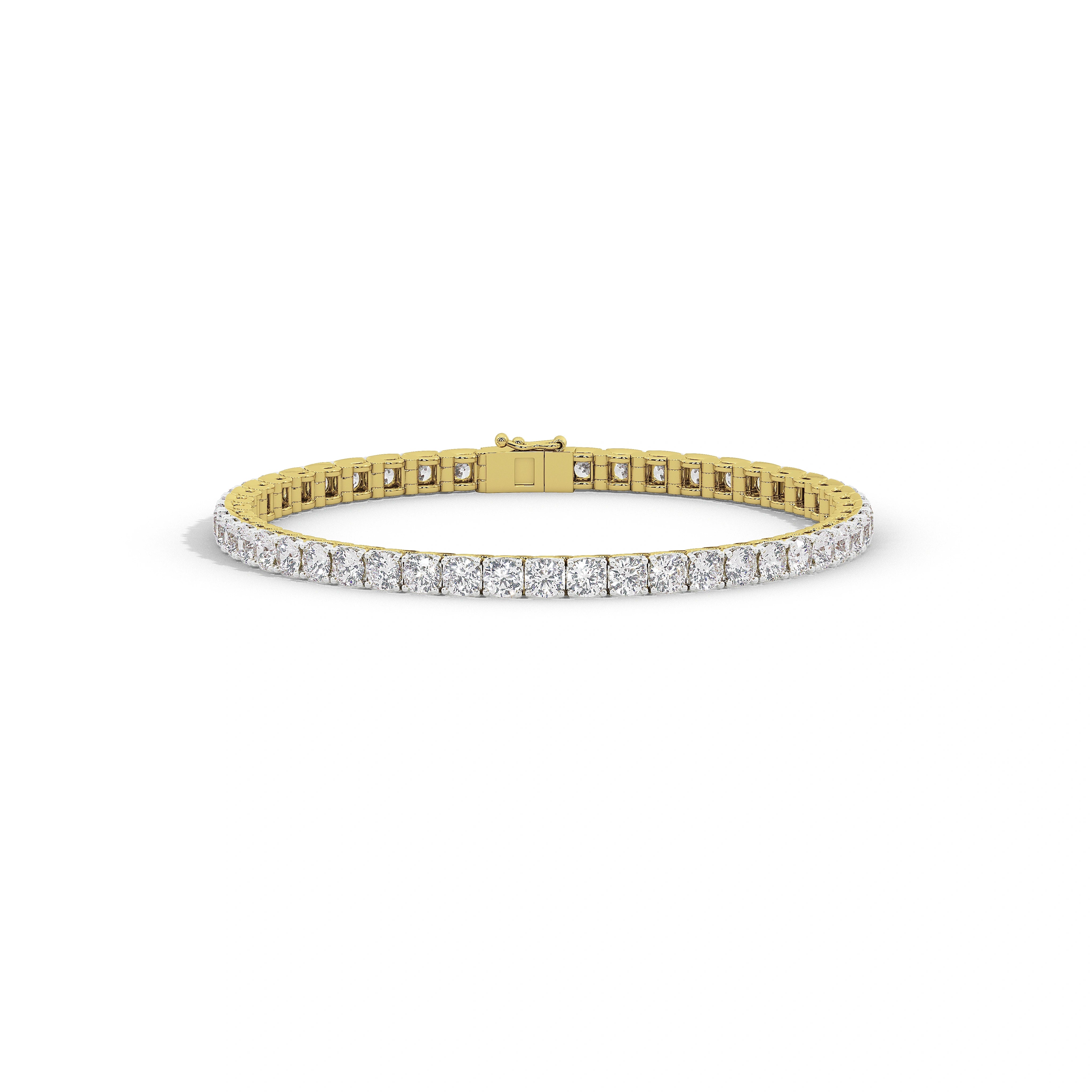 Classic 15 Cent Round Diamond Tennis Bracelet
