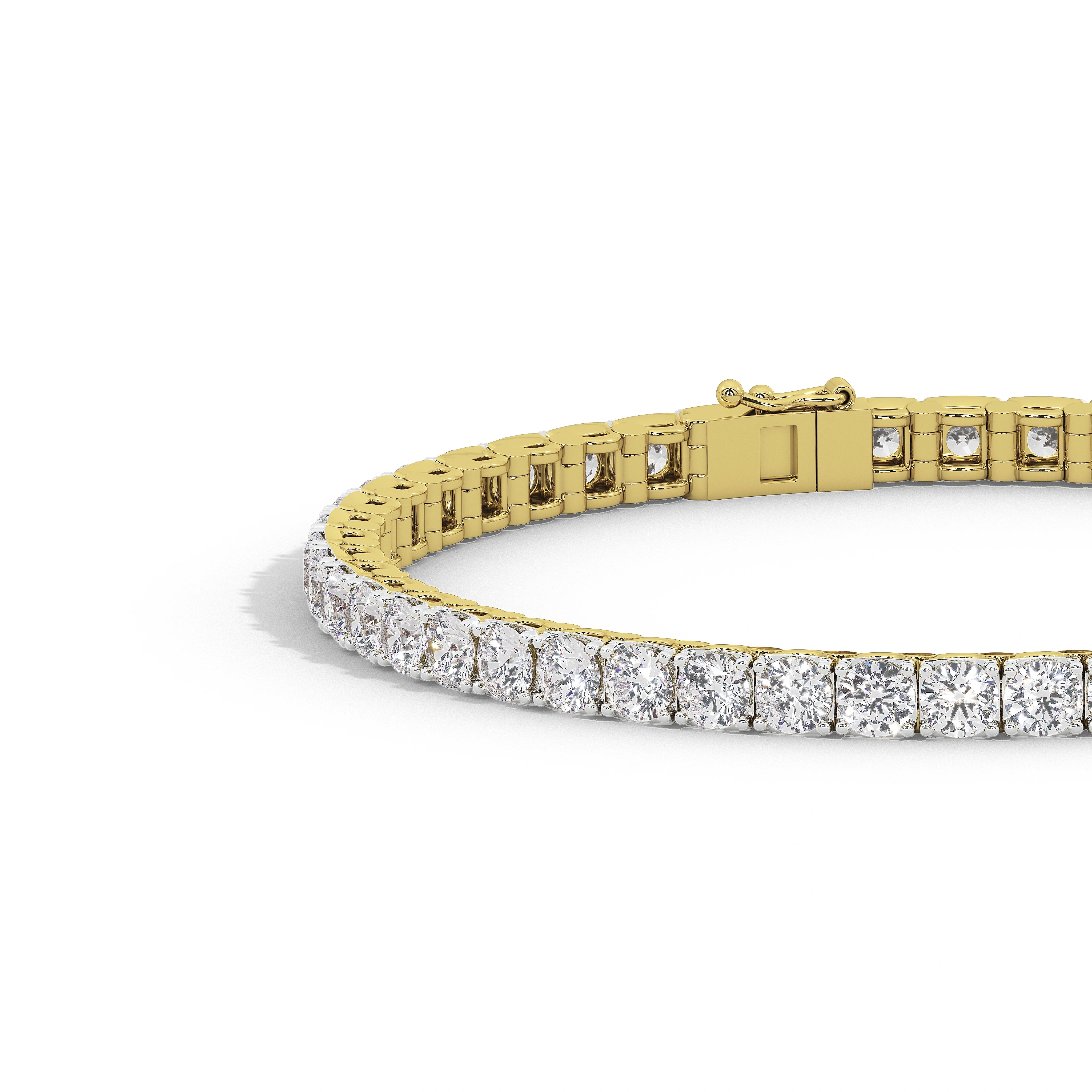 Classic 15 Cent Round Diamond Tennis Bracelet