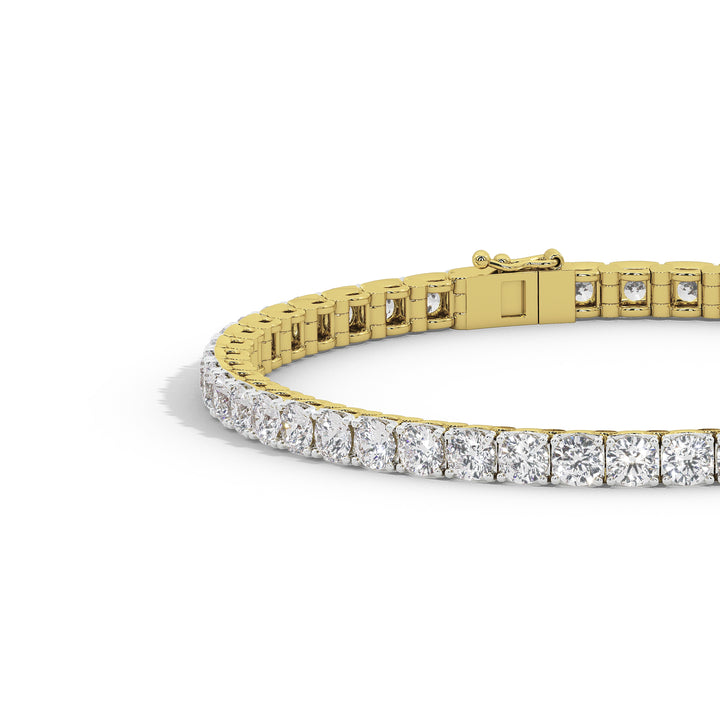Classic 15 Cent Round Diamond Tennis Bracelet