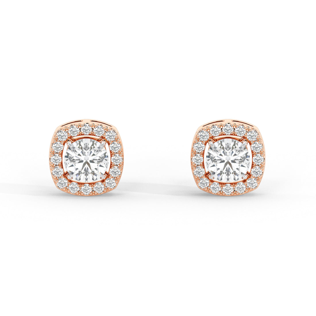 1.3 Carat Ondine Round Cluster Studs