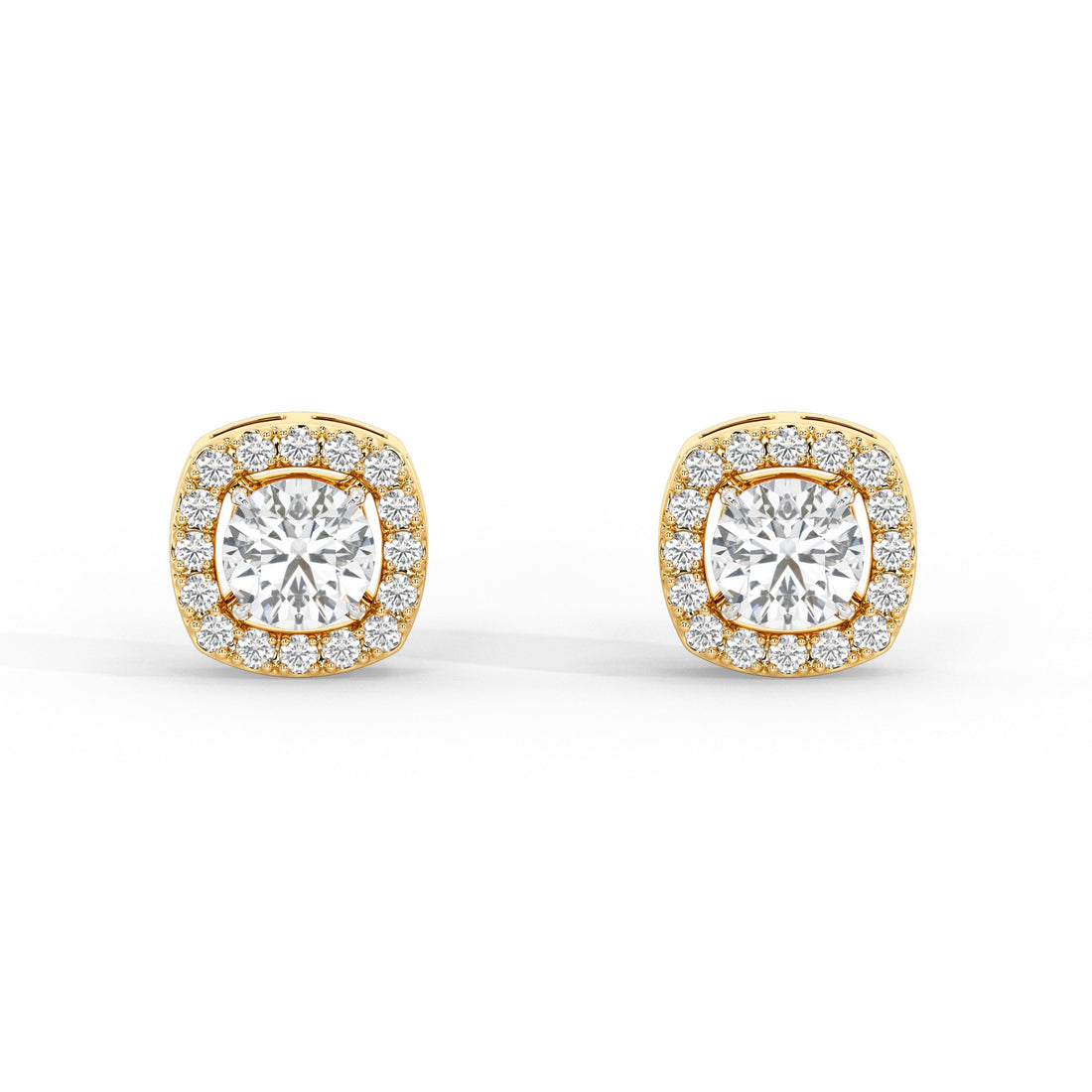 1.3 Carat Ondine Round Cluster Studs